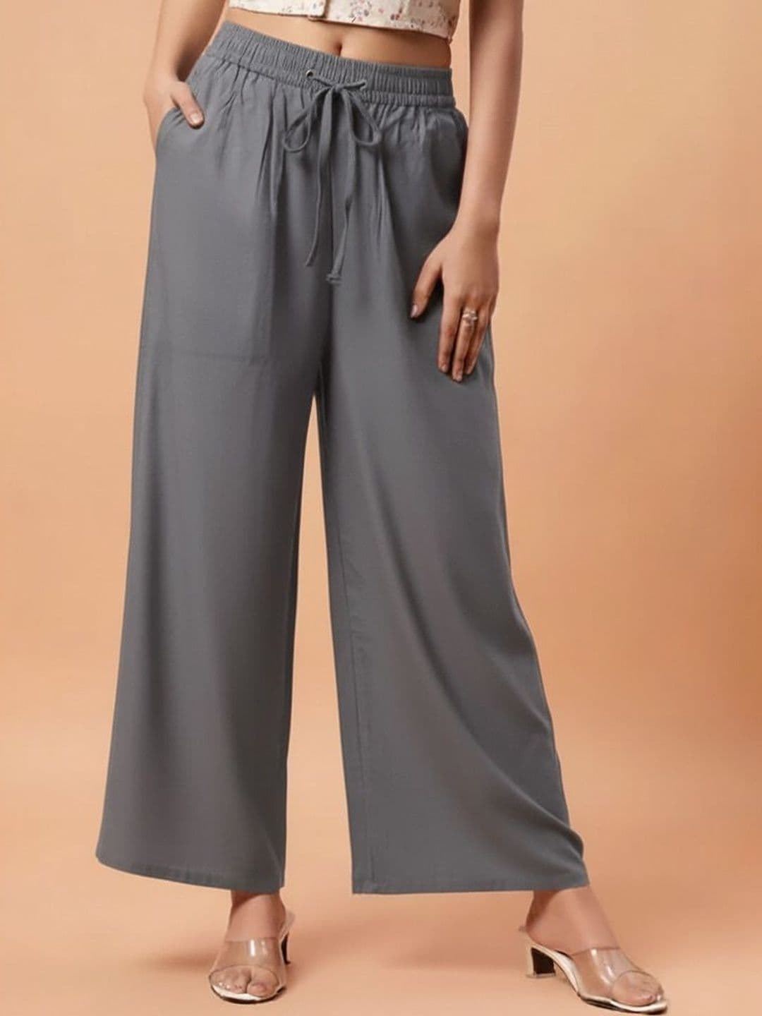 Moirai Women Knitted Ethnic Palazzos - view 1