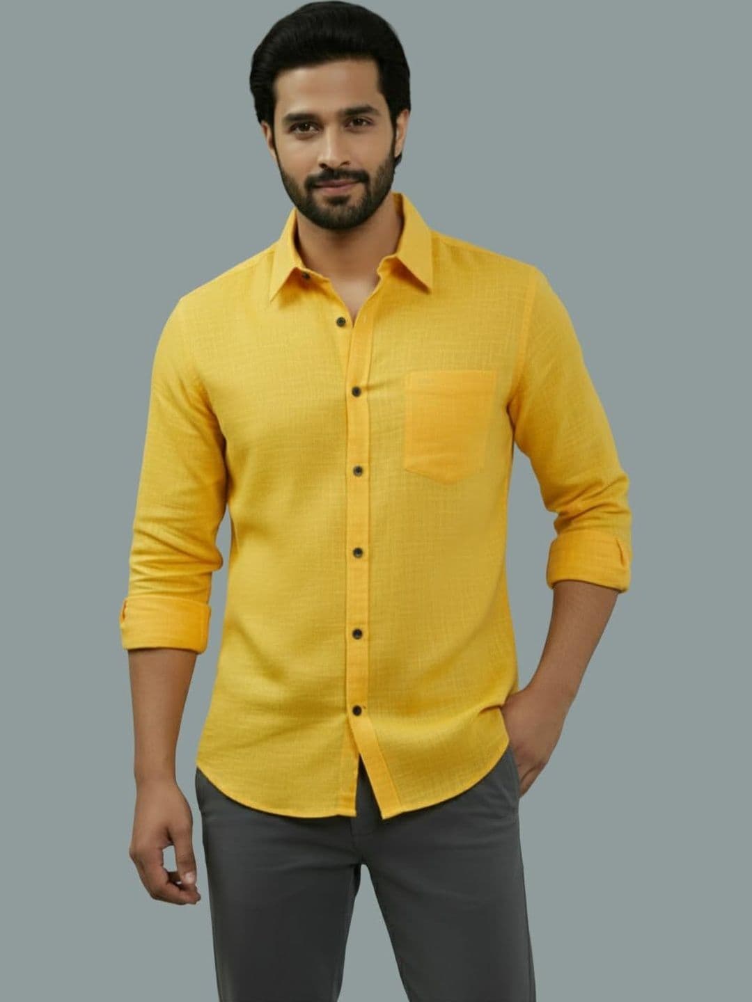 BULL FIRE Men Smart Slim Fit Casual Shirt - view 1