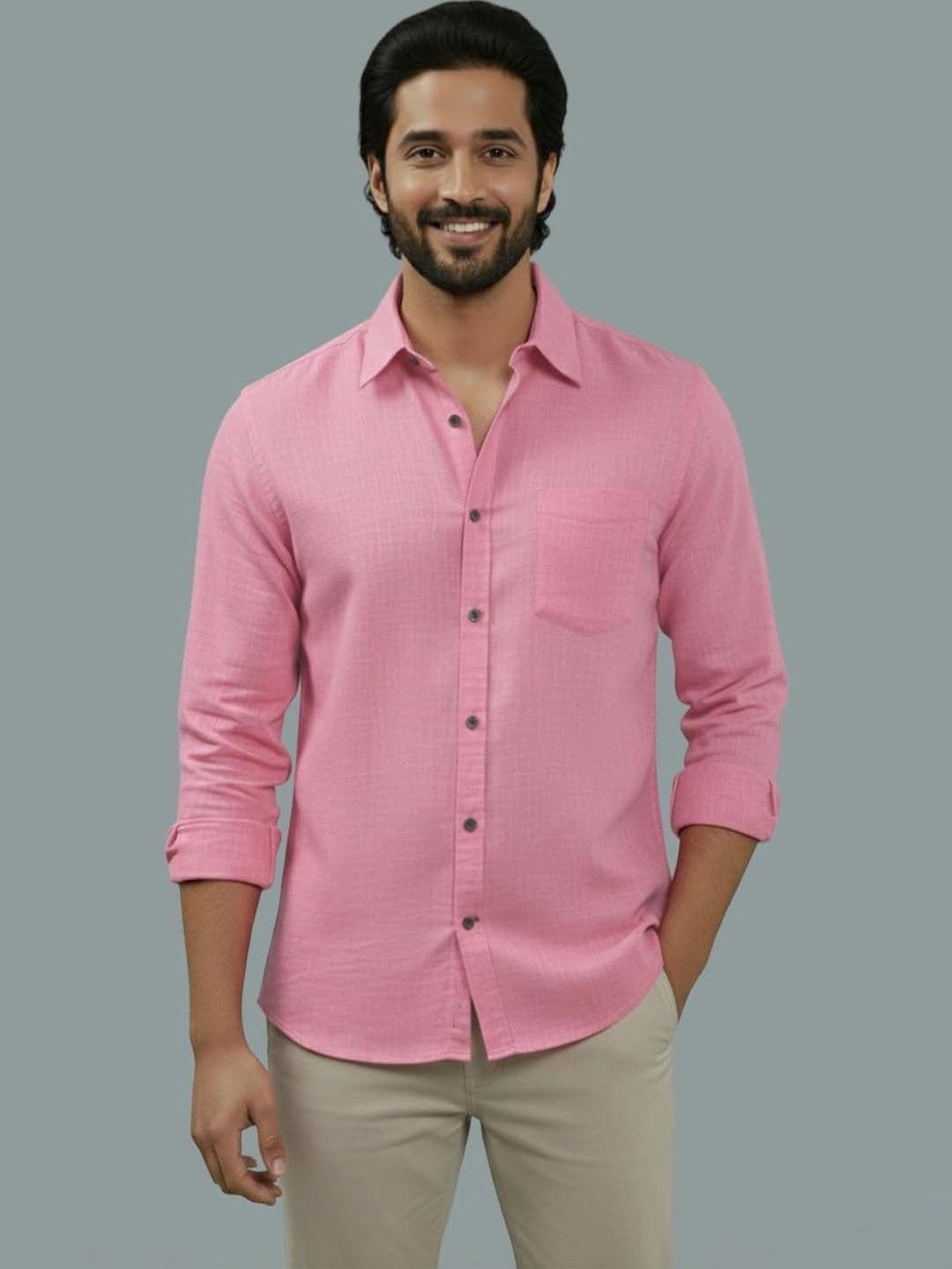 BULL FIRE Men Smart Slim Fit Casual Shirt - view 1