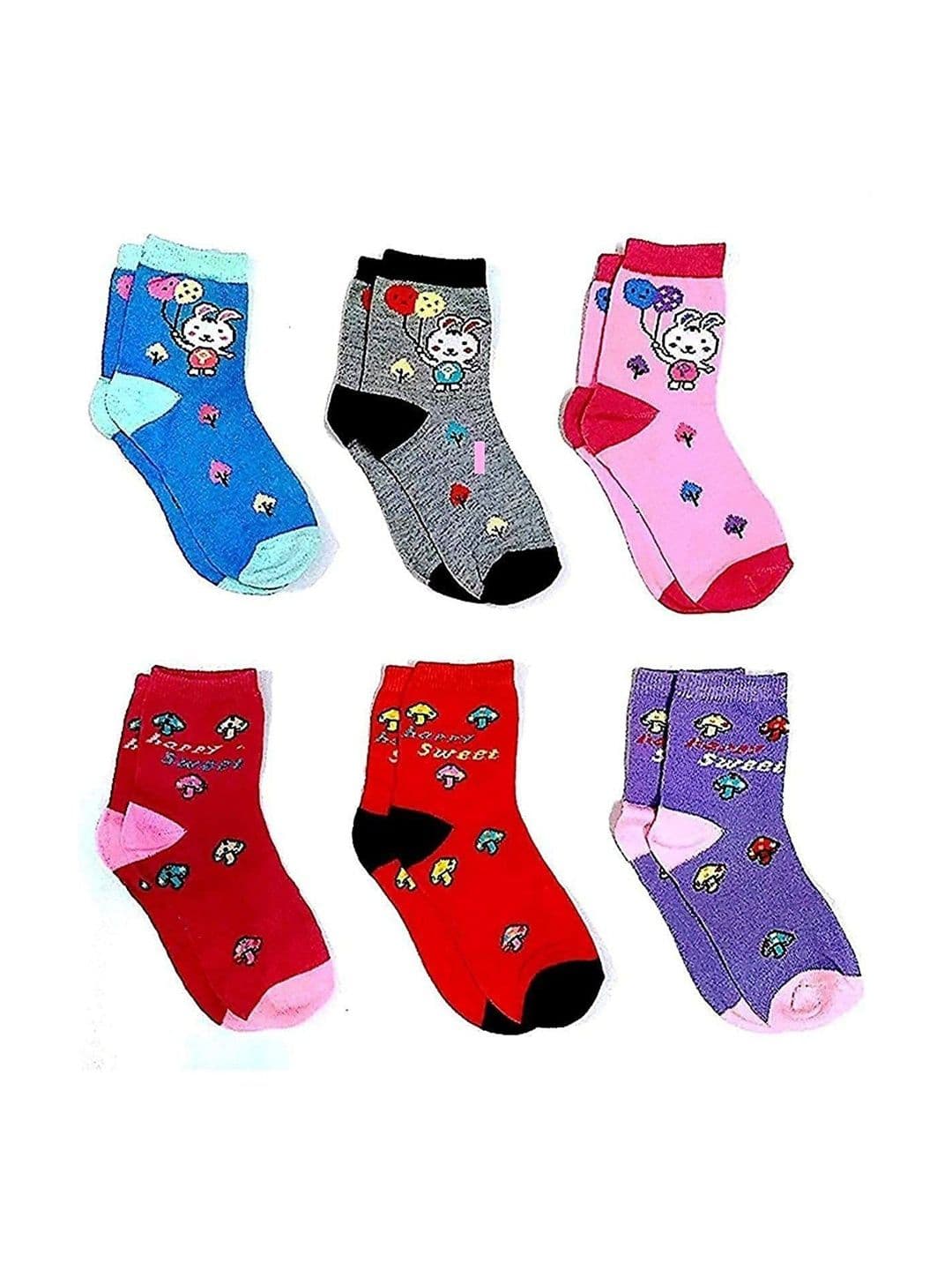 Faton Unisex Cotton Patterned Above Ankle Socks - view 1