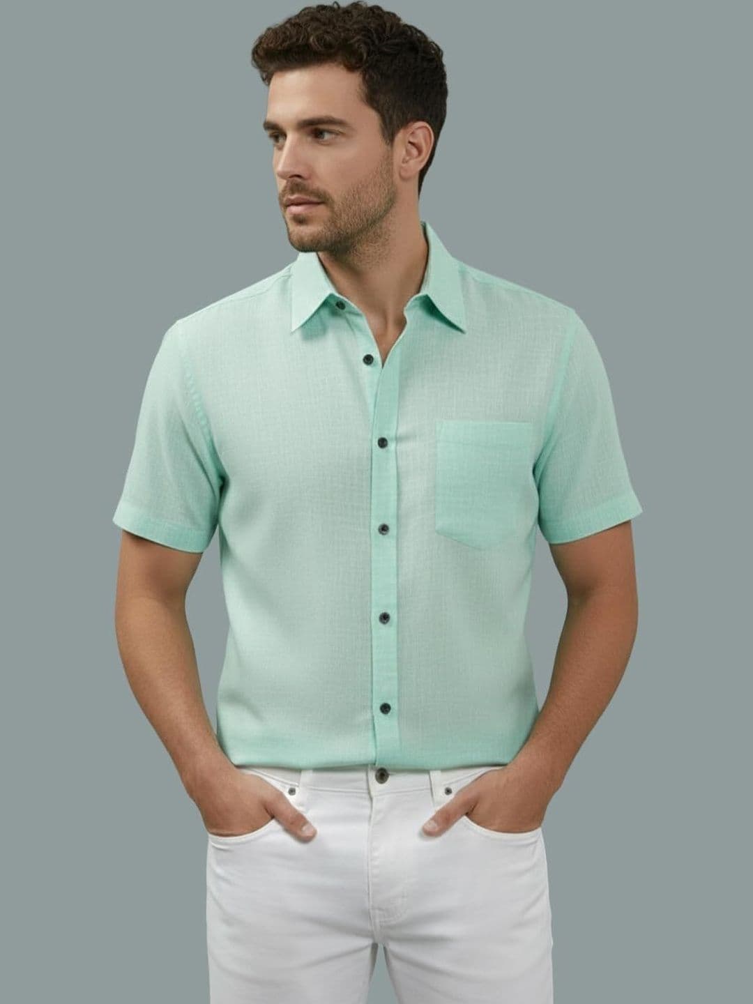 BULL FIRE Men Smart Slim Fit Casual Shirt - view 1