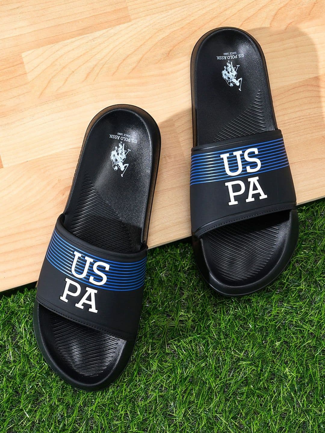U.S. Polo Assn. Men Printed Sliders - view 1