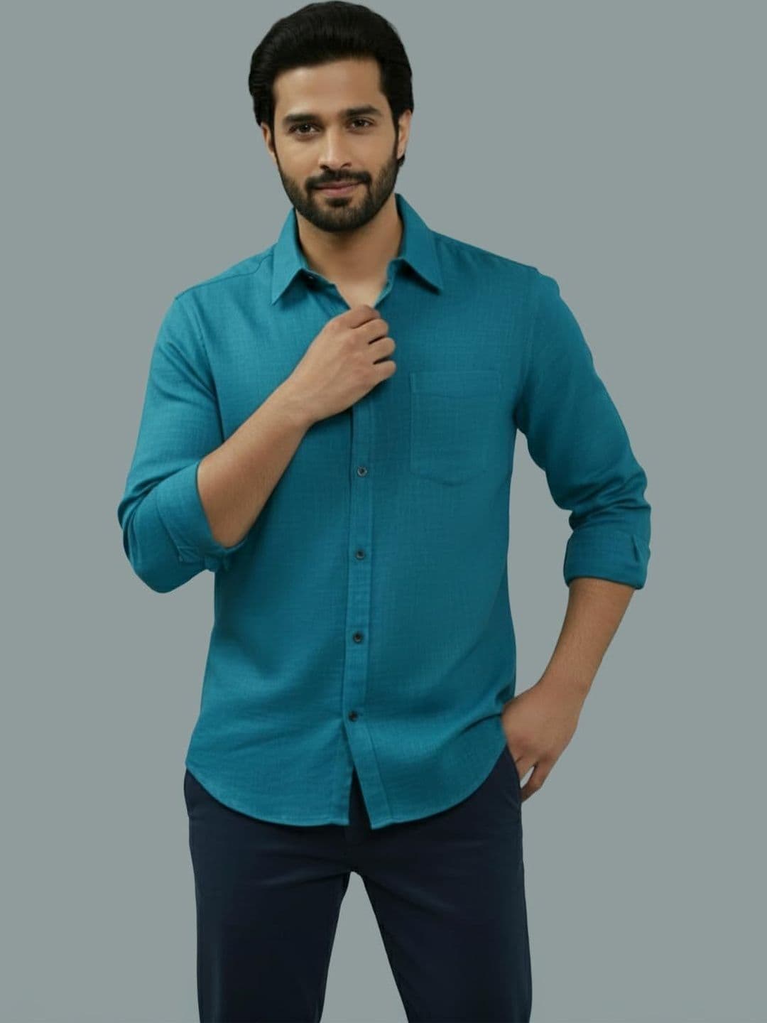 BULL FIRE Men Smart Slim Fit Casual Shirt - view 1