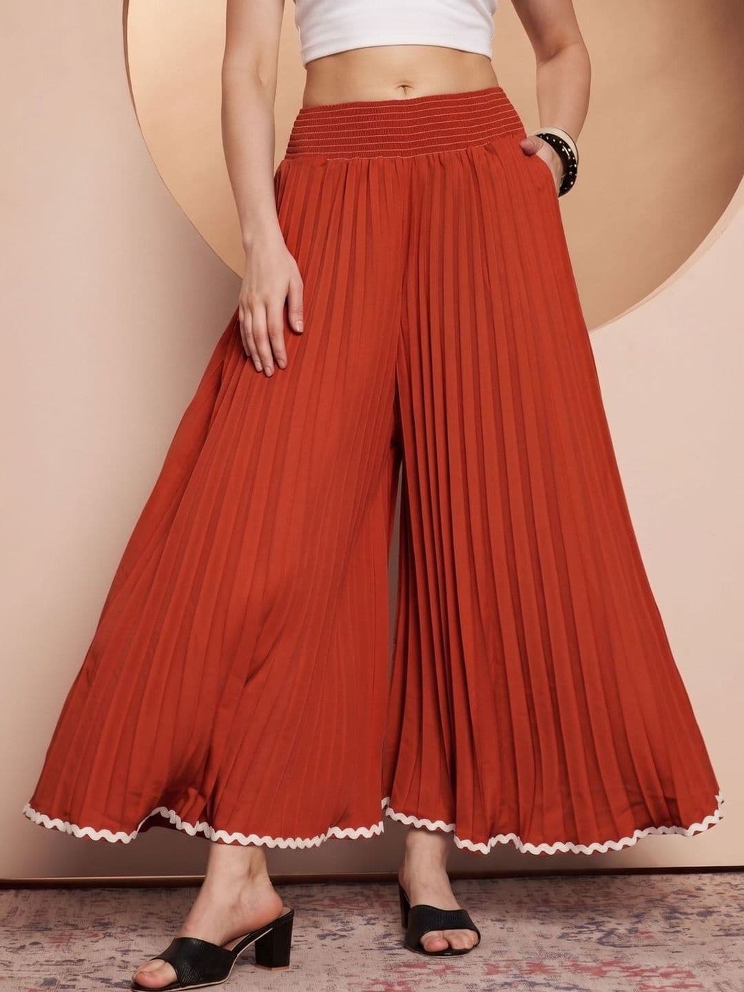ZWERLON Women Flared Palazzos - view 1
