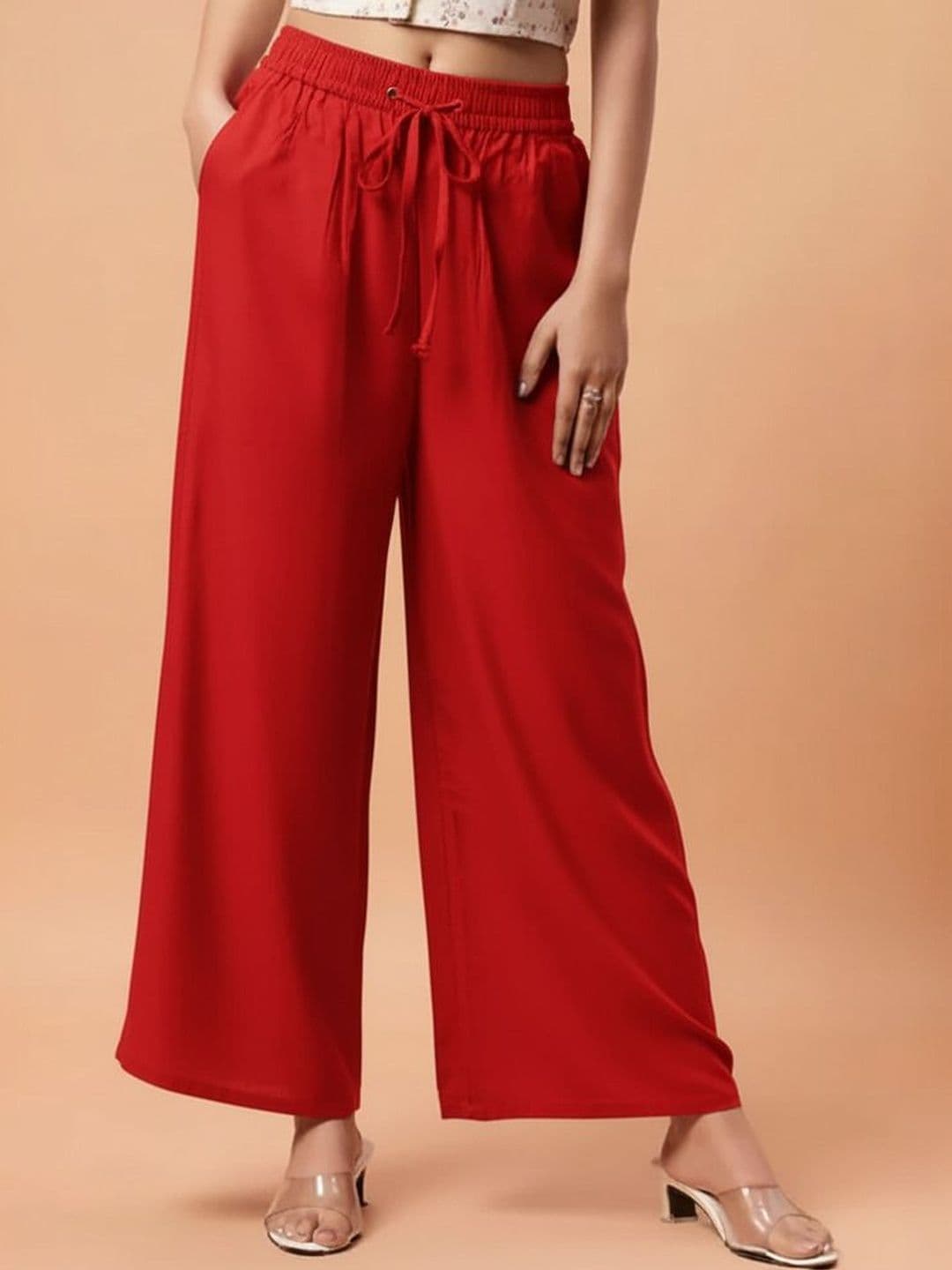 Moirai Women Knitted Ethnic Palazzos - view 1