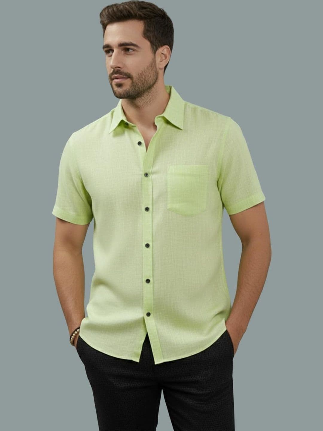 BULL FIRE Men Smart Slim Fit Casual Shirt - view 1