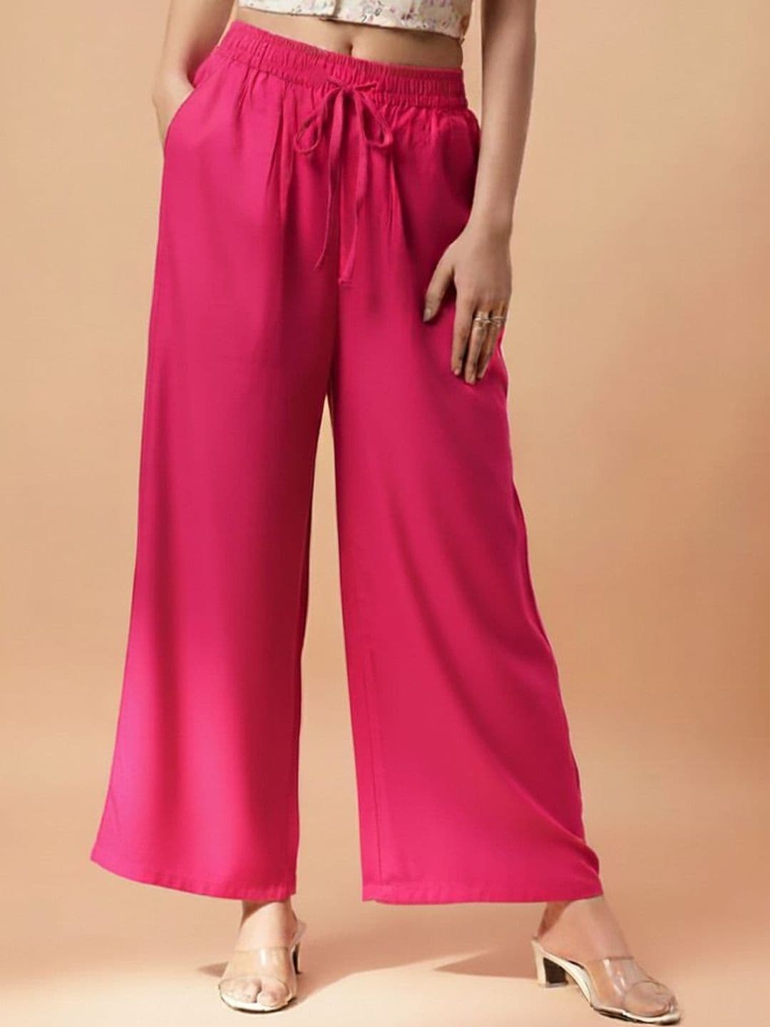 Moirai Women Knitted Ethnic Palazzos - view 1