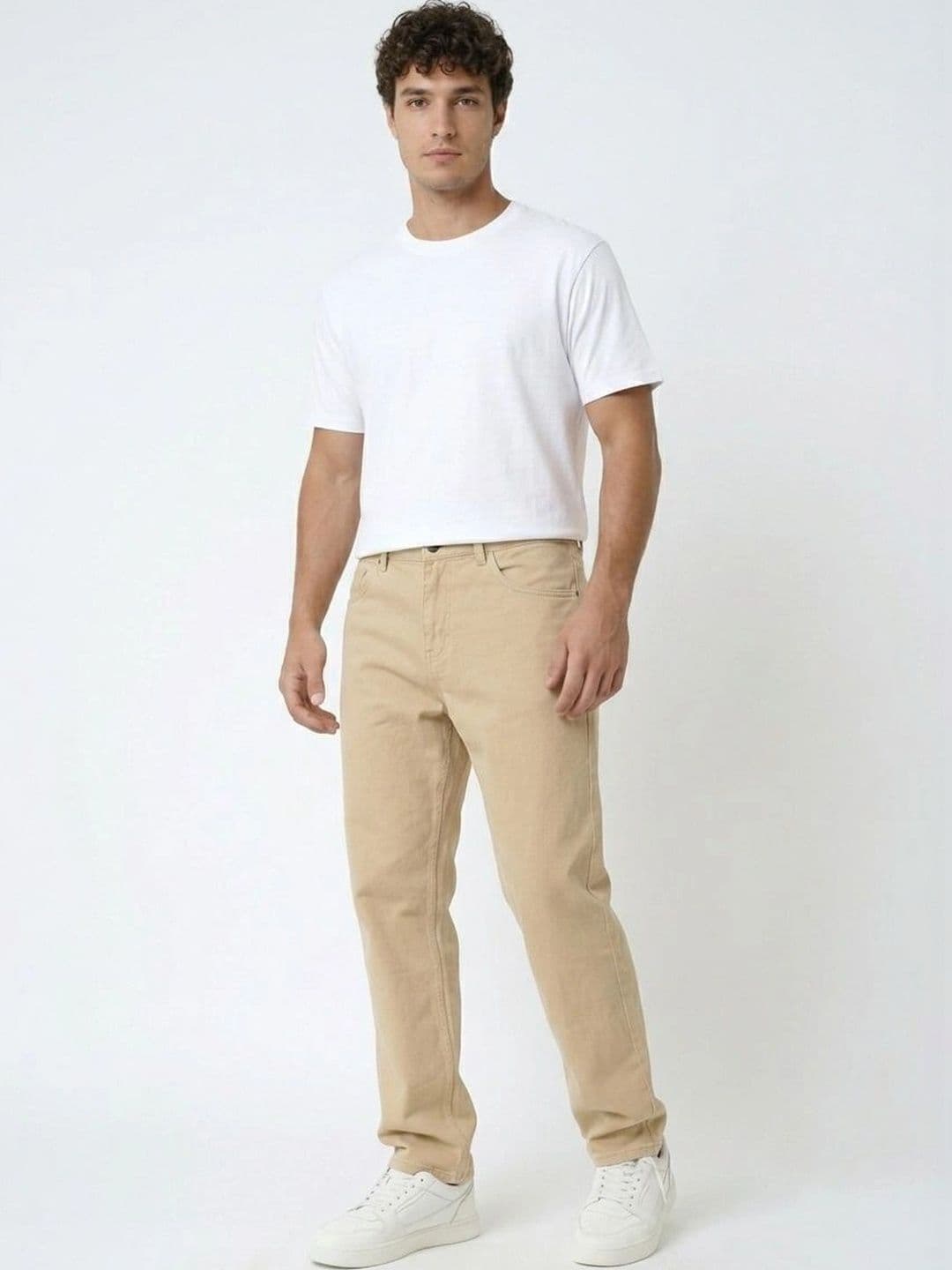 HERE&NOW Men Relaxed Fit Mid-Rise Stretchable Jeans - view 1
