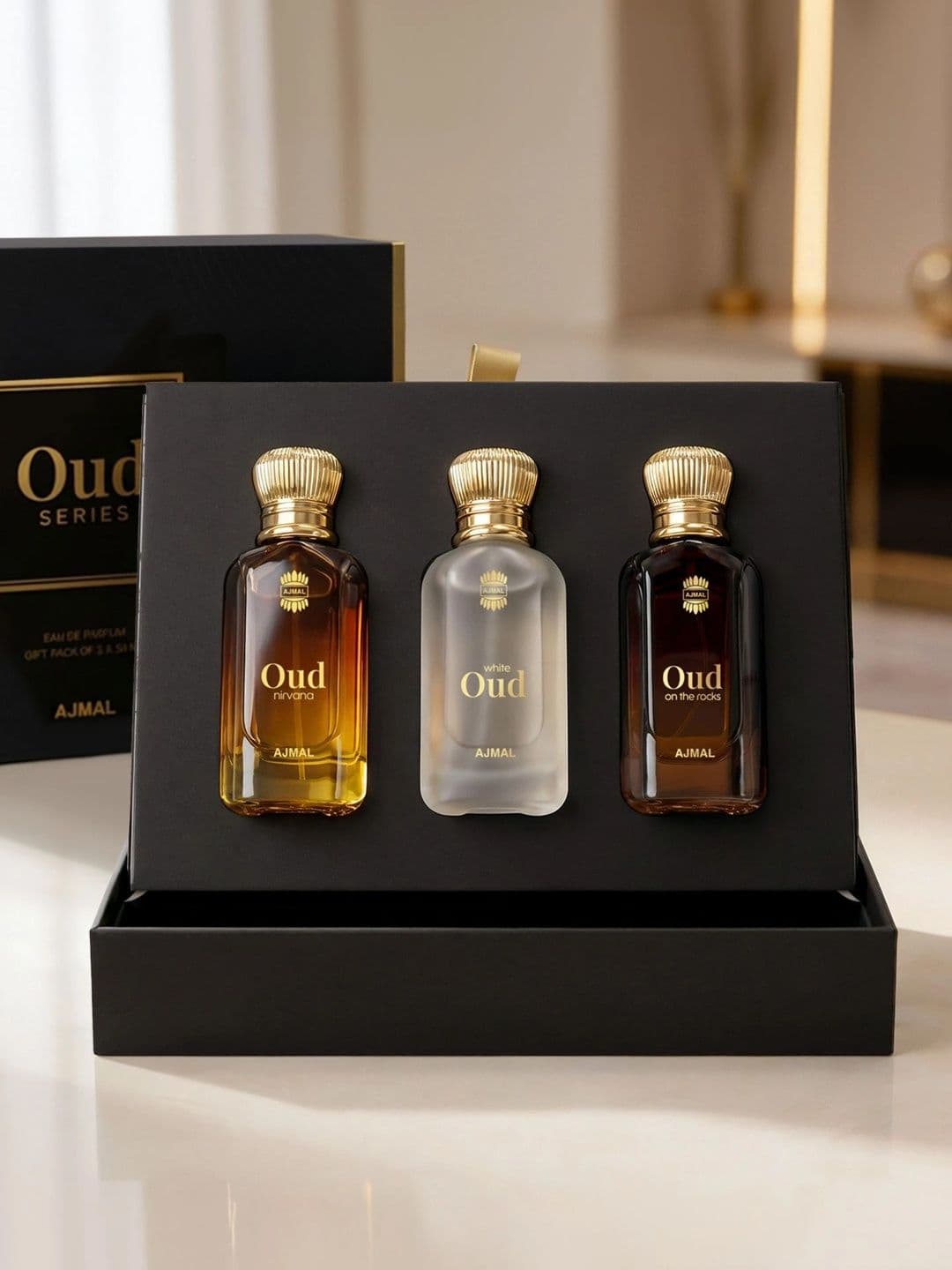 Ajmal Unisex Oud Series Premium Oudhy Long Lasting EDP Perfume Luxurious Giftset 30ml each - view 1