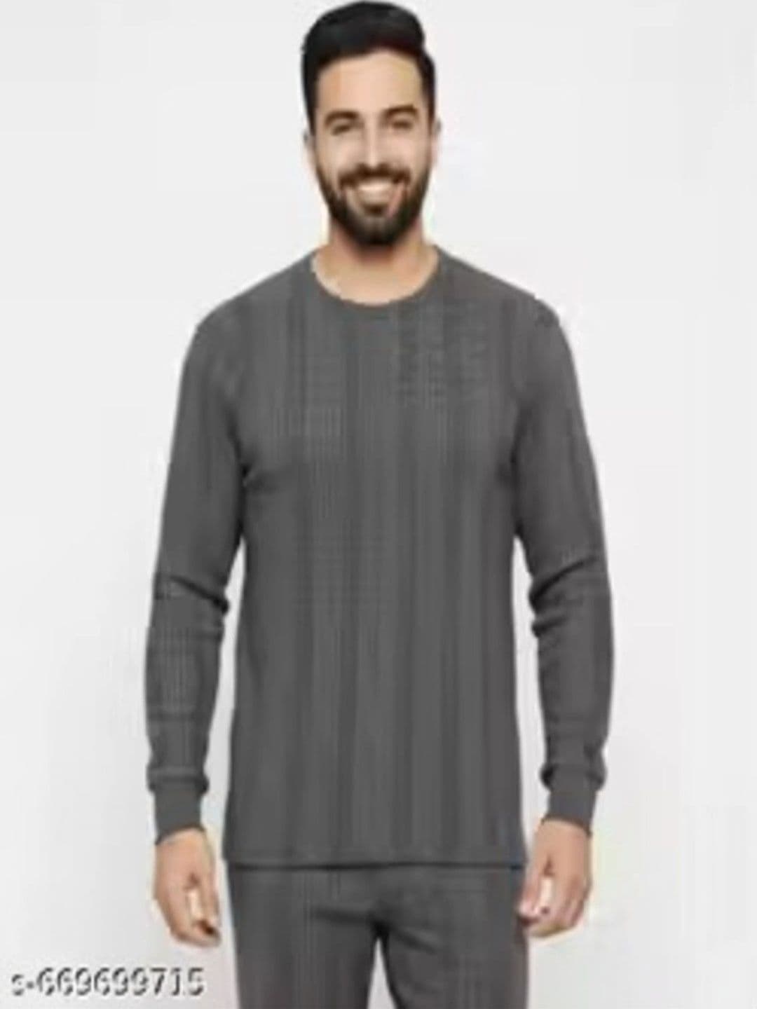 Gimli Men Cotton Round Neck Thermal Set - view 1