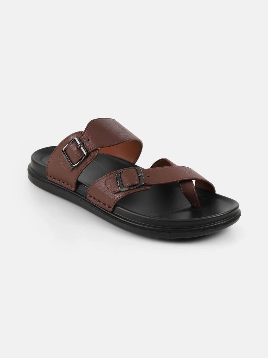 J.FONTINI Men Leather Comfort Sandals - view 1