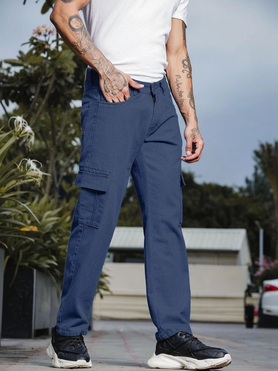 R.Code by The Roadster Life Co. Men Regular Fit Mid-Rise Jeans - view 1