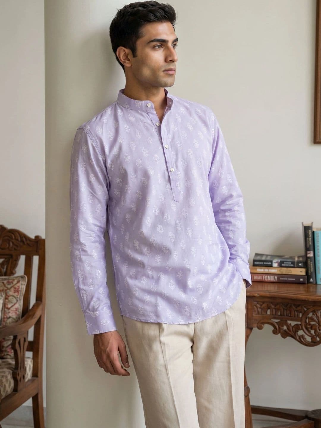 Jompers Men Ethnic Motifs Printed Kurta - view 1