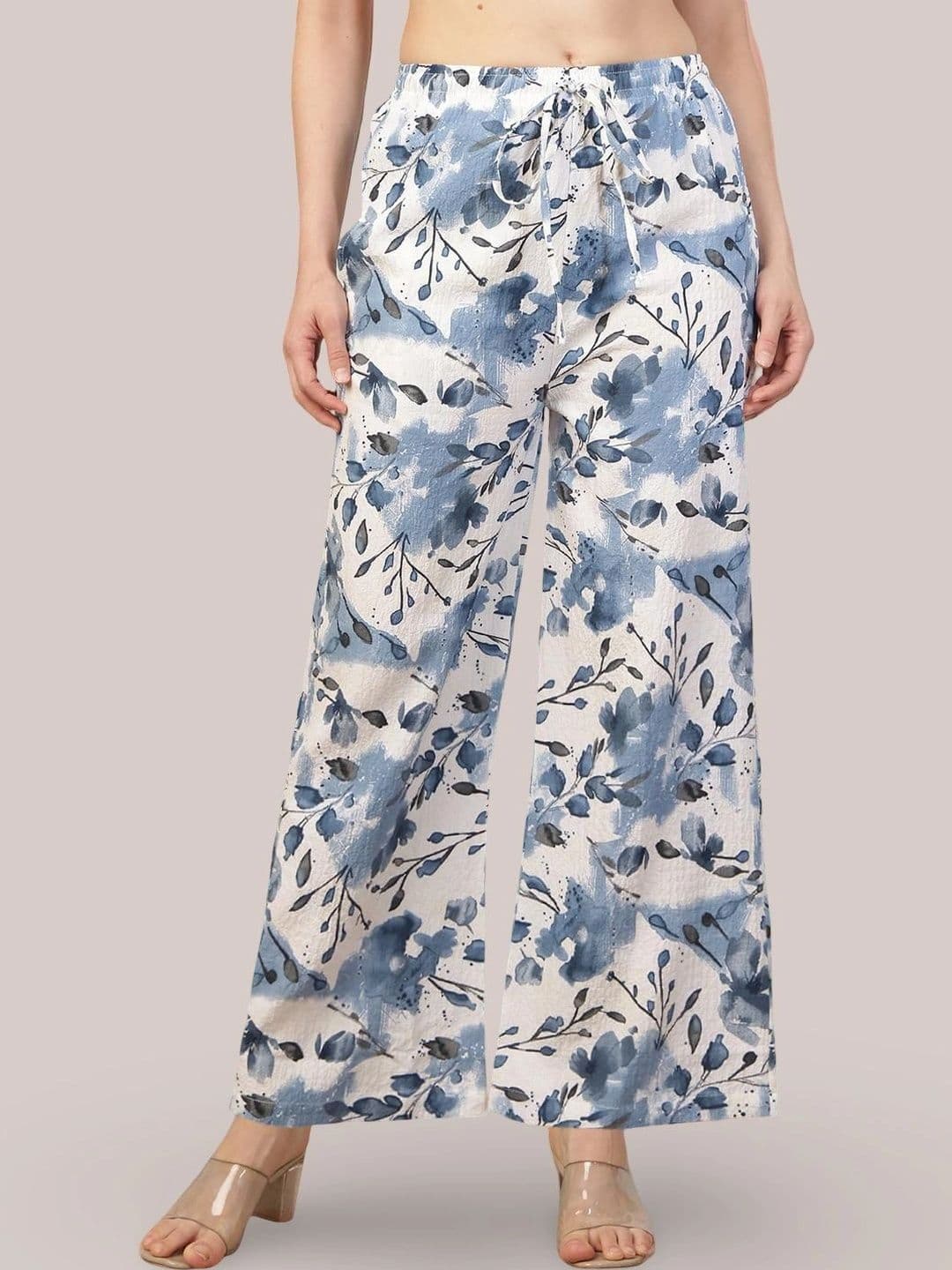 GRACIT Women Floral Printed Crepe Palazzos - view 1