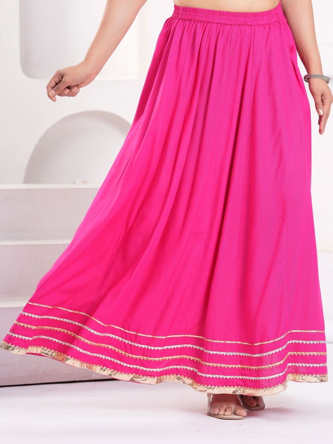 Clothy N Wave Women Maxi Flared Skirt - view 1