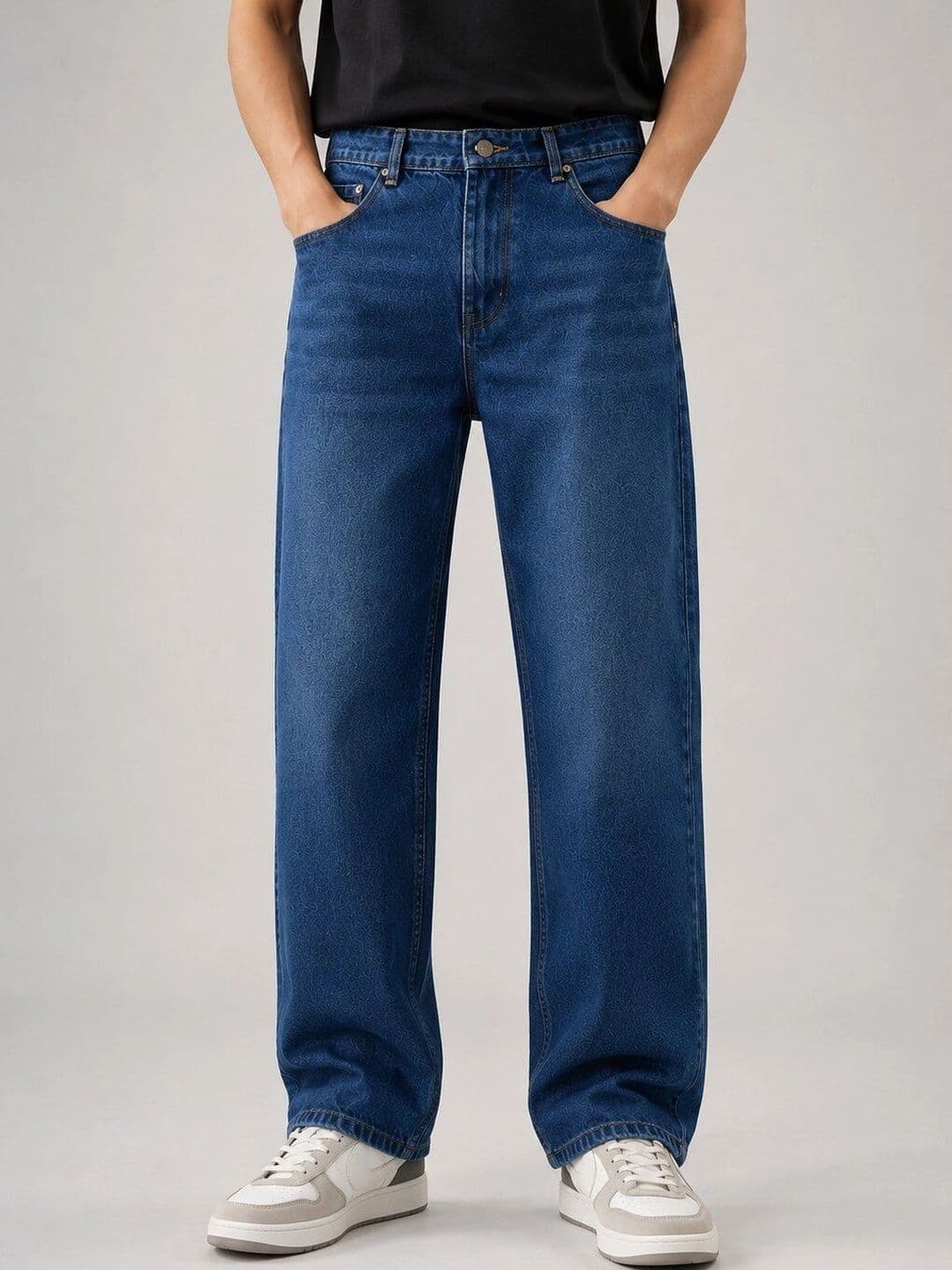 R.Code by The Roadster Life Co. Men Comfort Straight Fit Mid-Rise Jeans - view 1