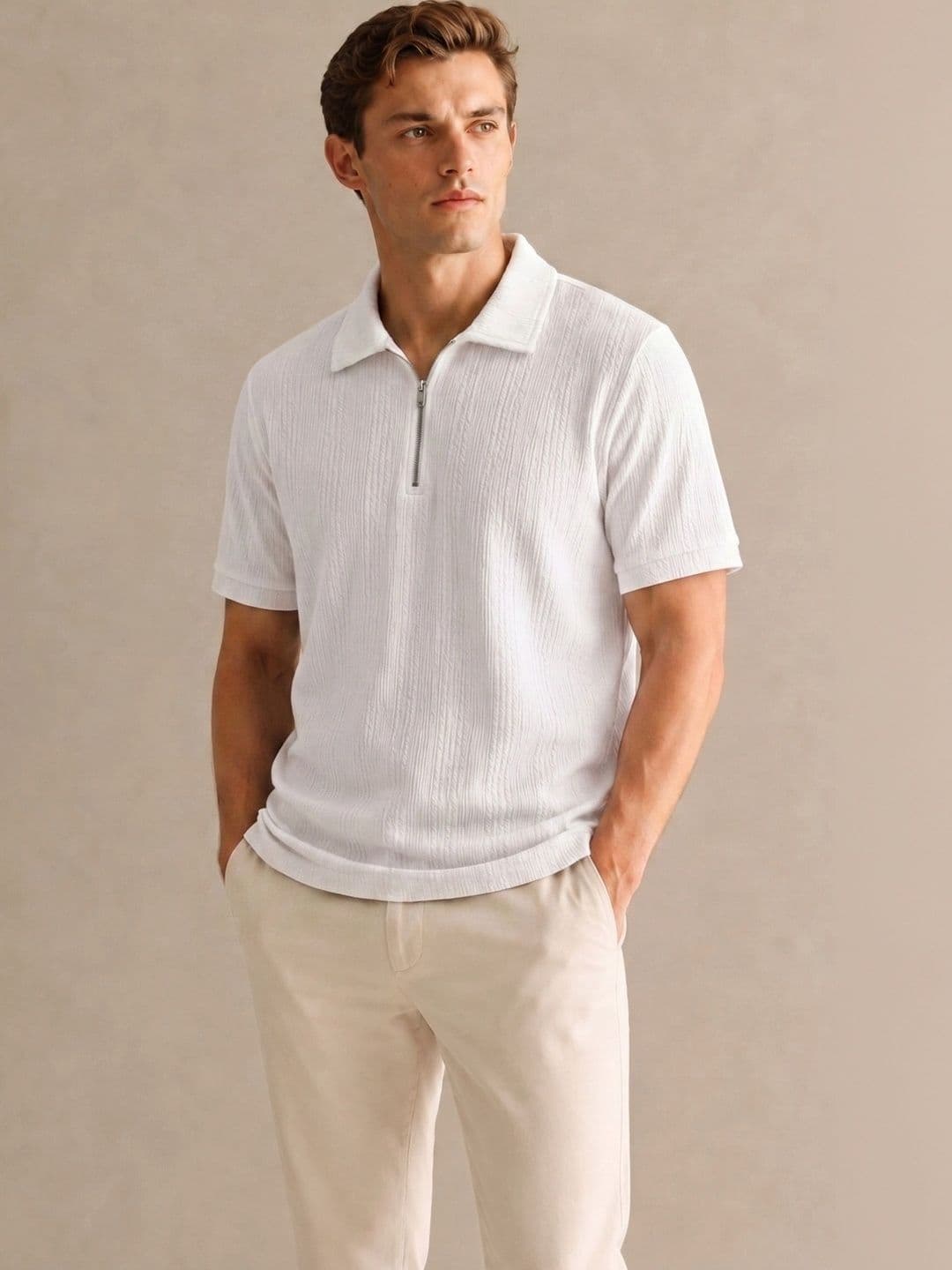 MaverIQ Men Polo Collar T-shirt - view 1