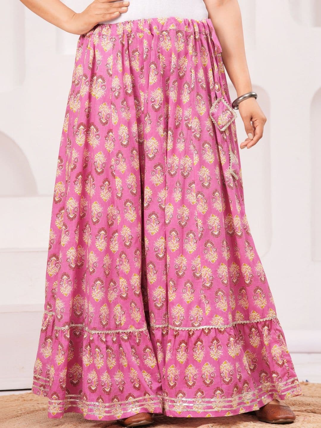 Clothy N Wave Women Floral Maxi Flared Skirt - view 1