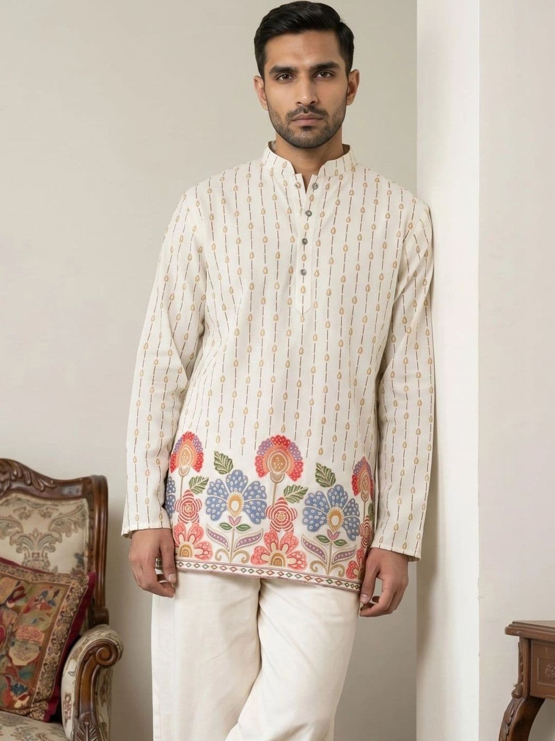 Jompers Men Kurta - view 1
