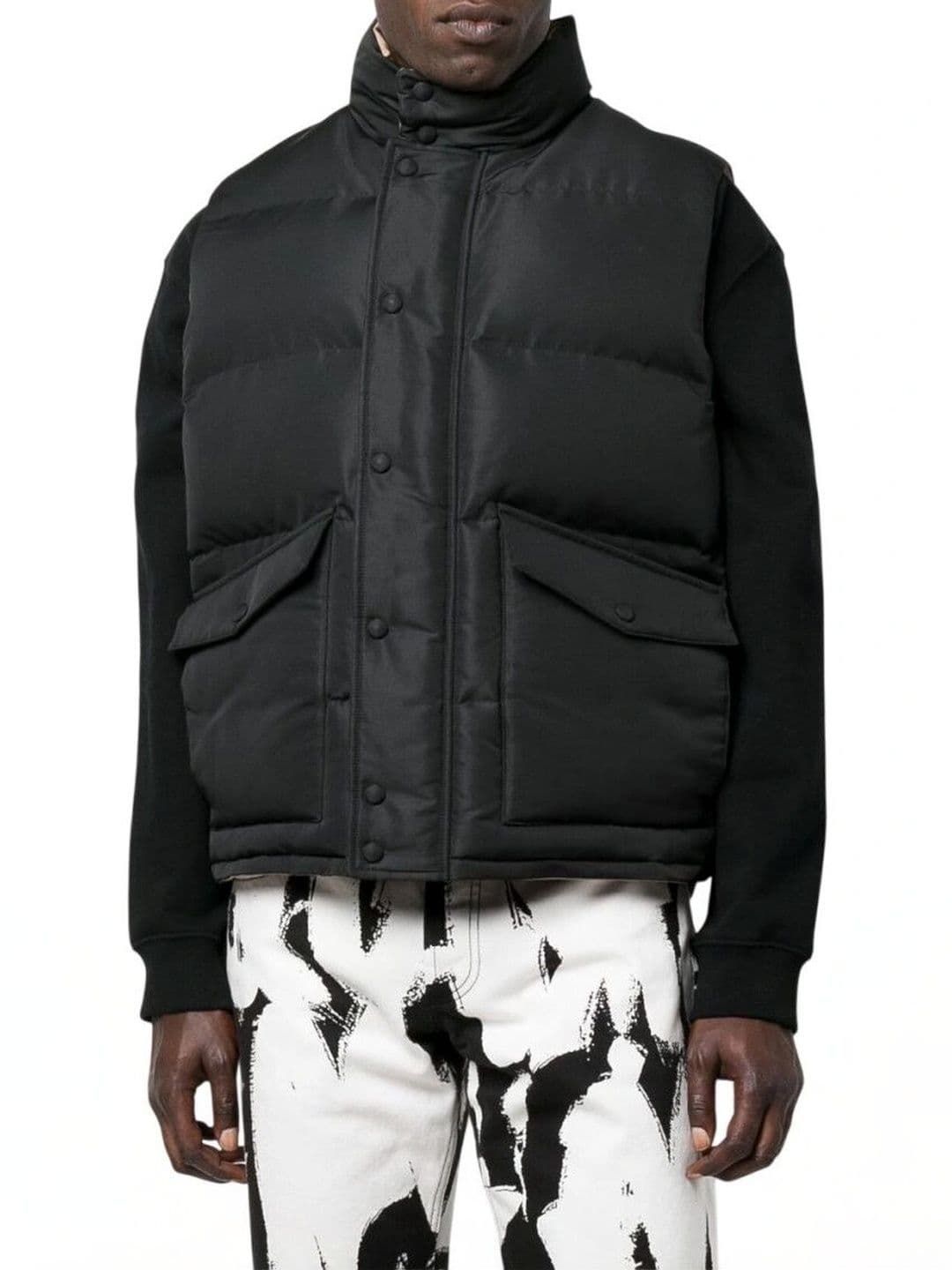 Alexander McQueen Black Shirt Collar Jacket - view 1