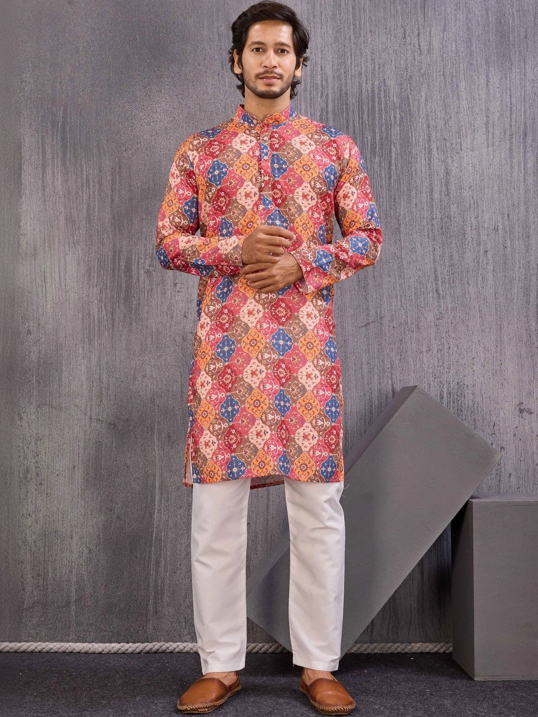 Moda Rapido Men Ethnic Motifs Printed Kurta - view 1
