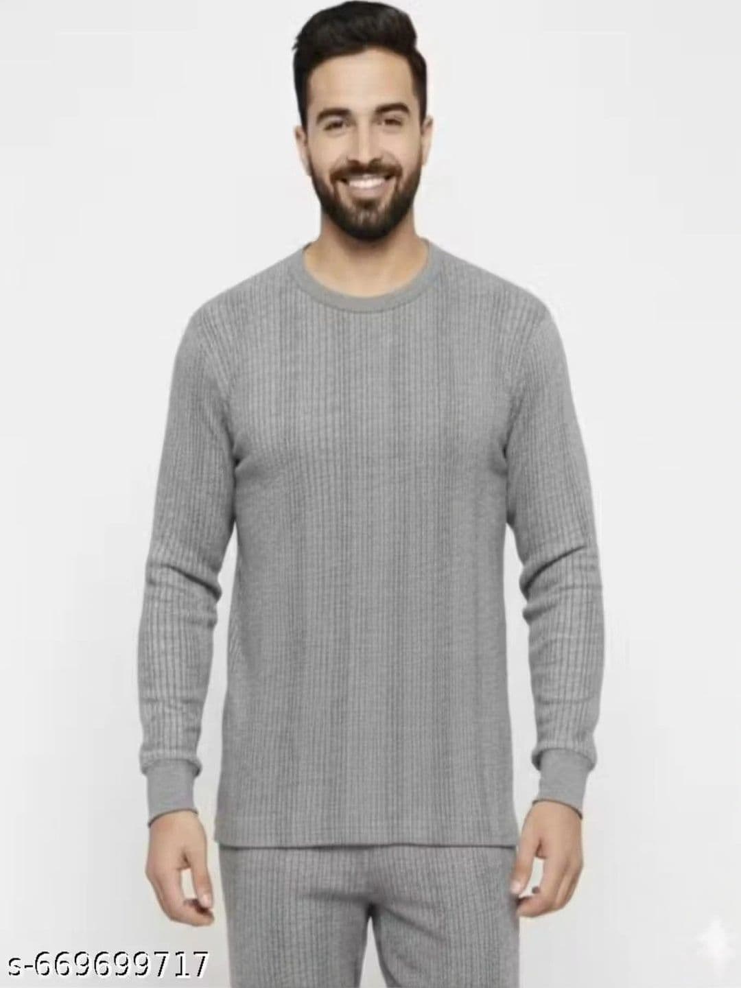 Gimli Men Cotton Round Neck Thermal Set - view 1
