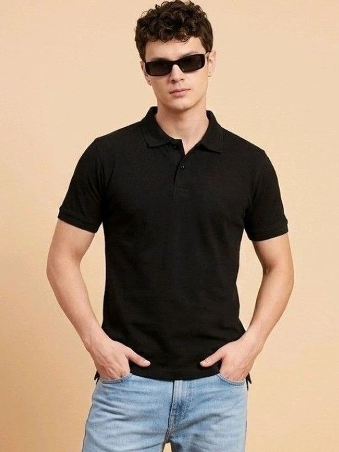 Roadster Men Polo Collar T-shirt - view 1