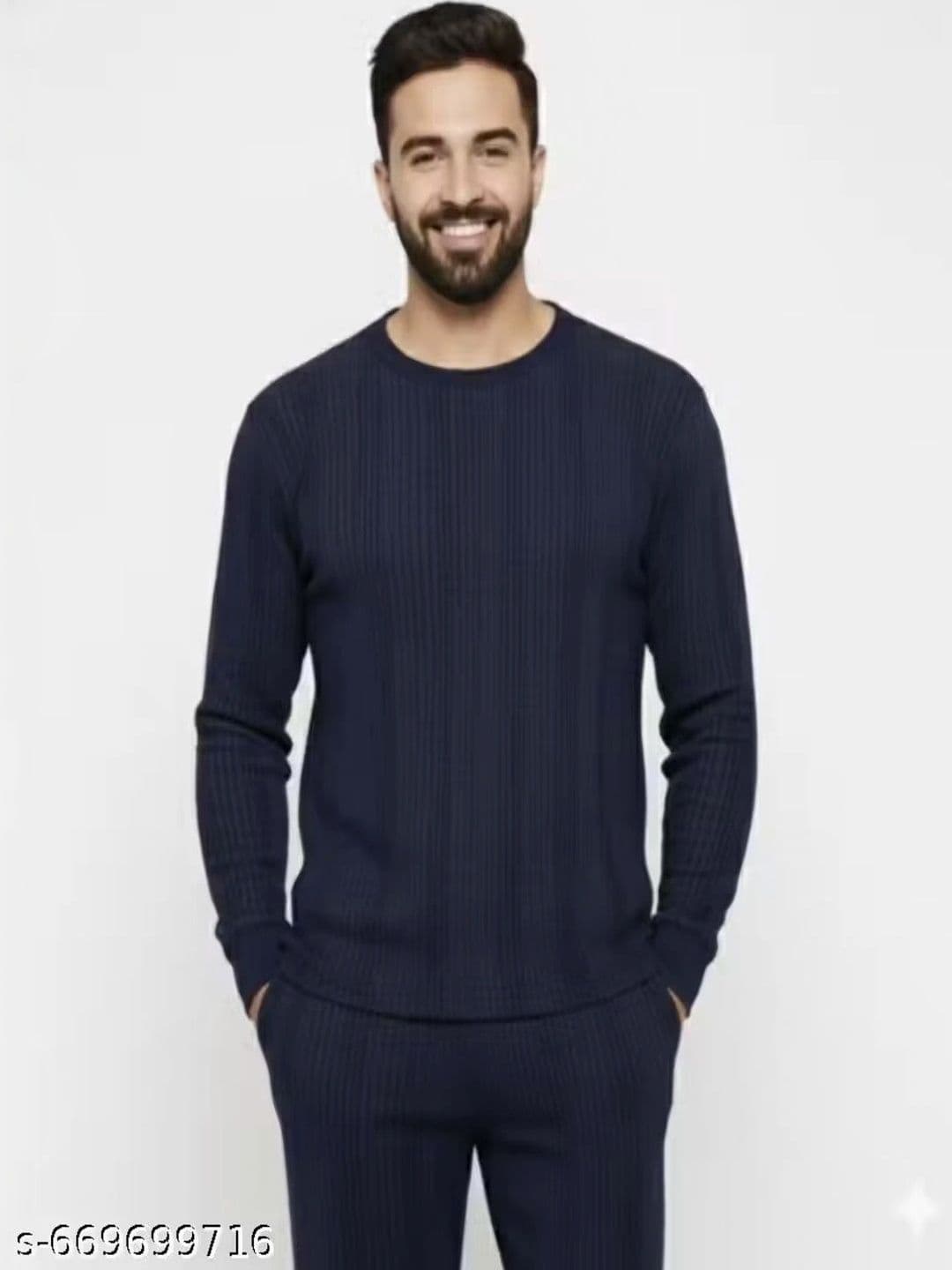 Gimli Men Cotton Round Neck Thermal Set - view 1