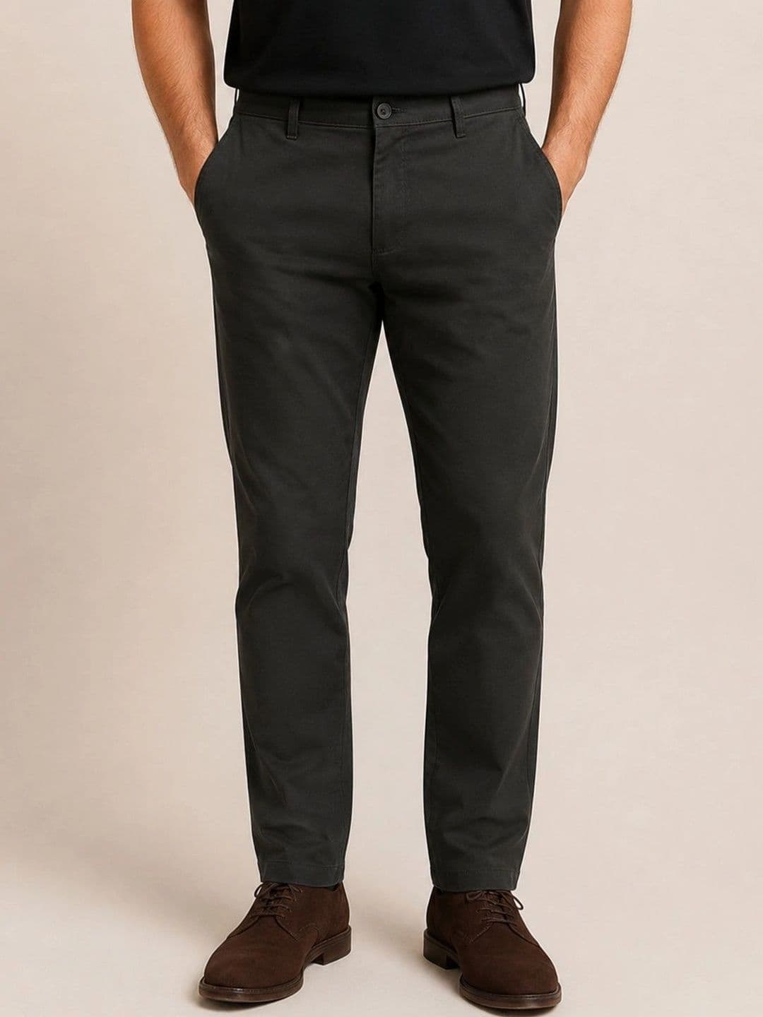 XENOR Men Slim Fit Pleated Trousers - view 1
