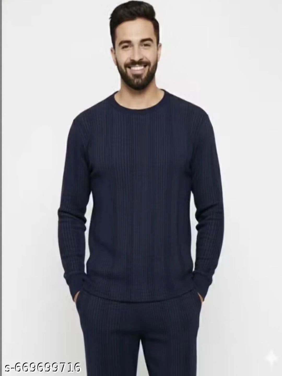 Gimli Men Cotton Round Neck Thermal Set - view 1