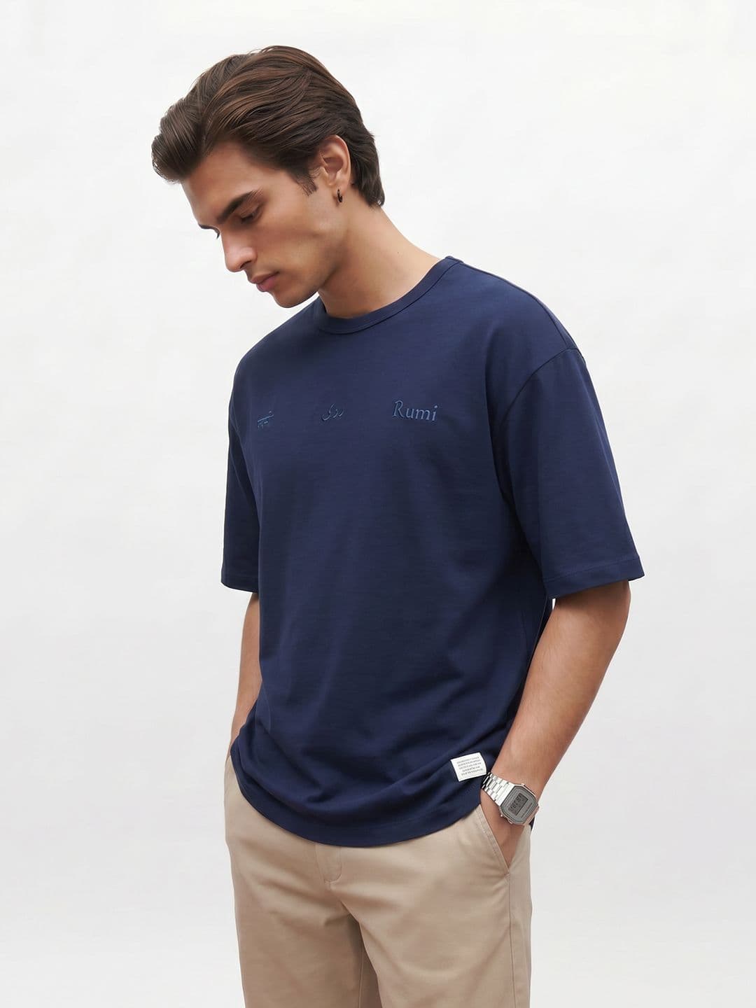 Mr Bowerbird Relaxed Fit Typography Printed Pure Cotton T-shirt - view 1