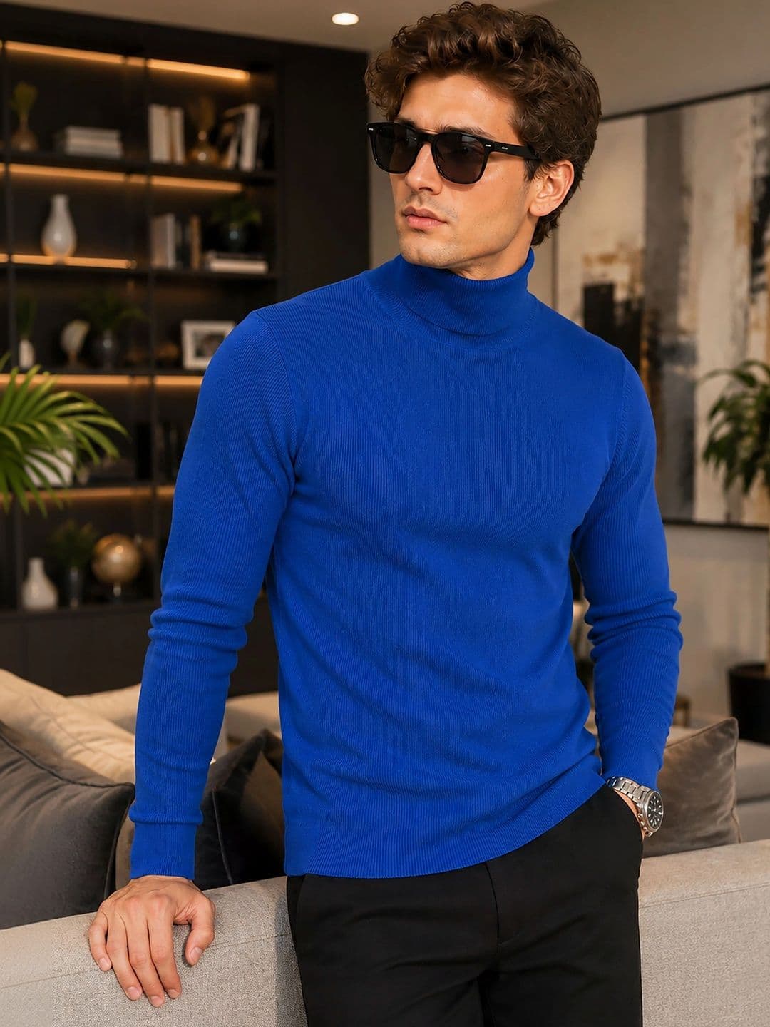 ATIGIANO Men Ribbed Pullover - view 1
