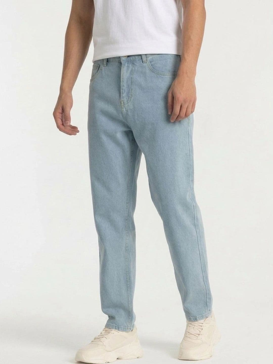 HERE&NOW Men Relaxed Fit Mid-Rise Stretchable Jeans - view 1