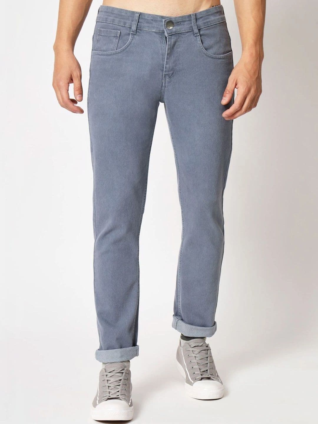 R.Code by The Roadster Life Co. Men Regular Fit Mid-Rise Stretchable Jeans - view 1