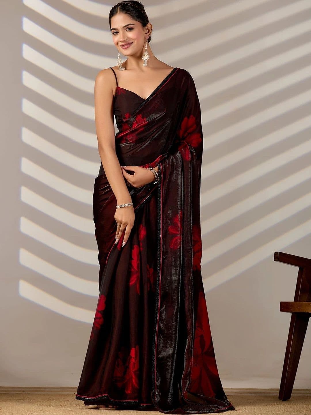 house of kk Floral Organza Designer Saree - view 1