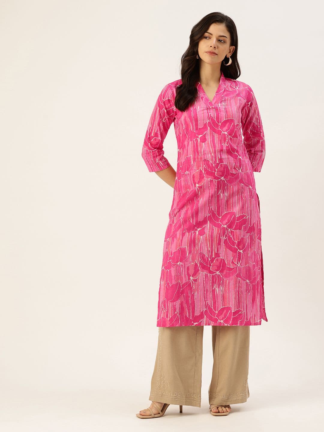 FERANOID Women Floral Printed Kurta - view 1