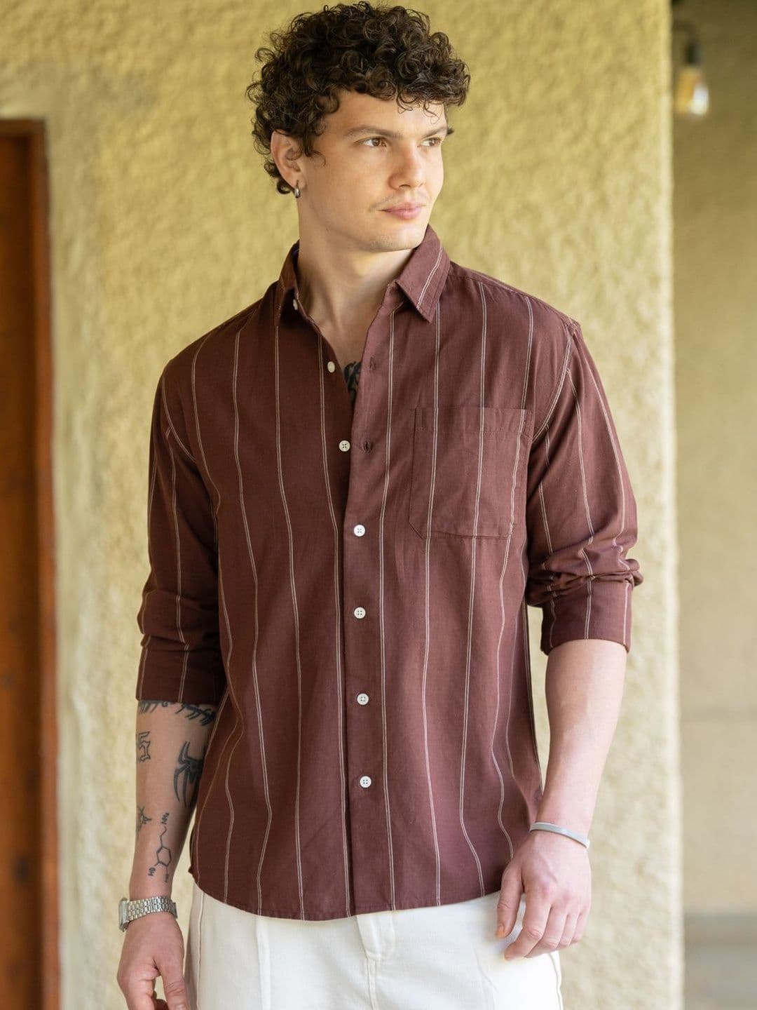 Powerlook Men Striped Casual Shirt - view 1