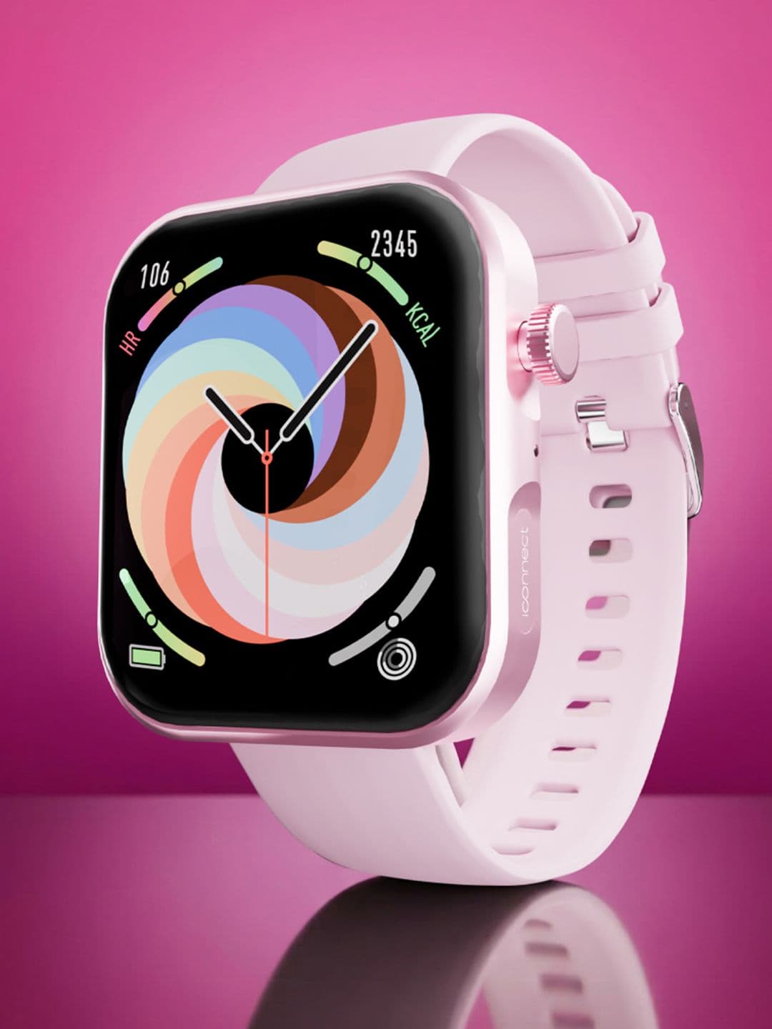 TIMEX iConnect Alpha 1.83"(4.6cm) TFT Display with BT Calling Smartwatch TWIXW1701T