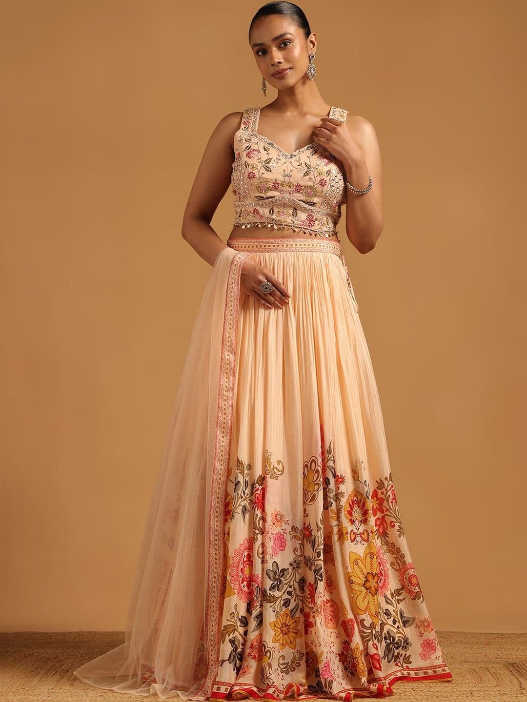 Soch Embellished Beads and Stones Ready to Wear Lehenga & Blouse With Dupatta - view 1