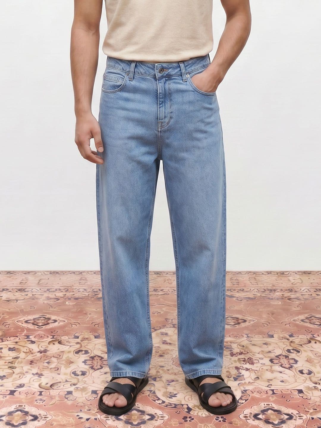 Mr Bowerbird Men Baggy Stretchable Jeans - view 1