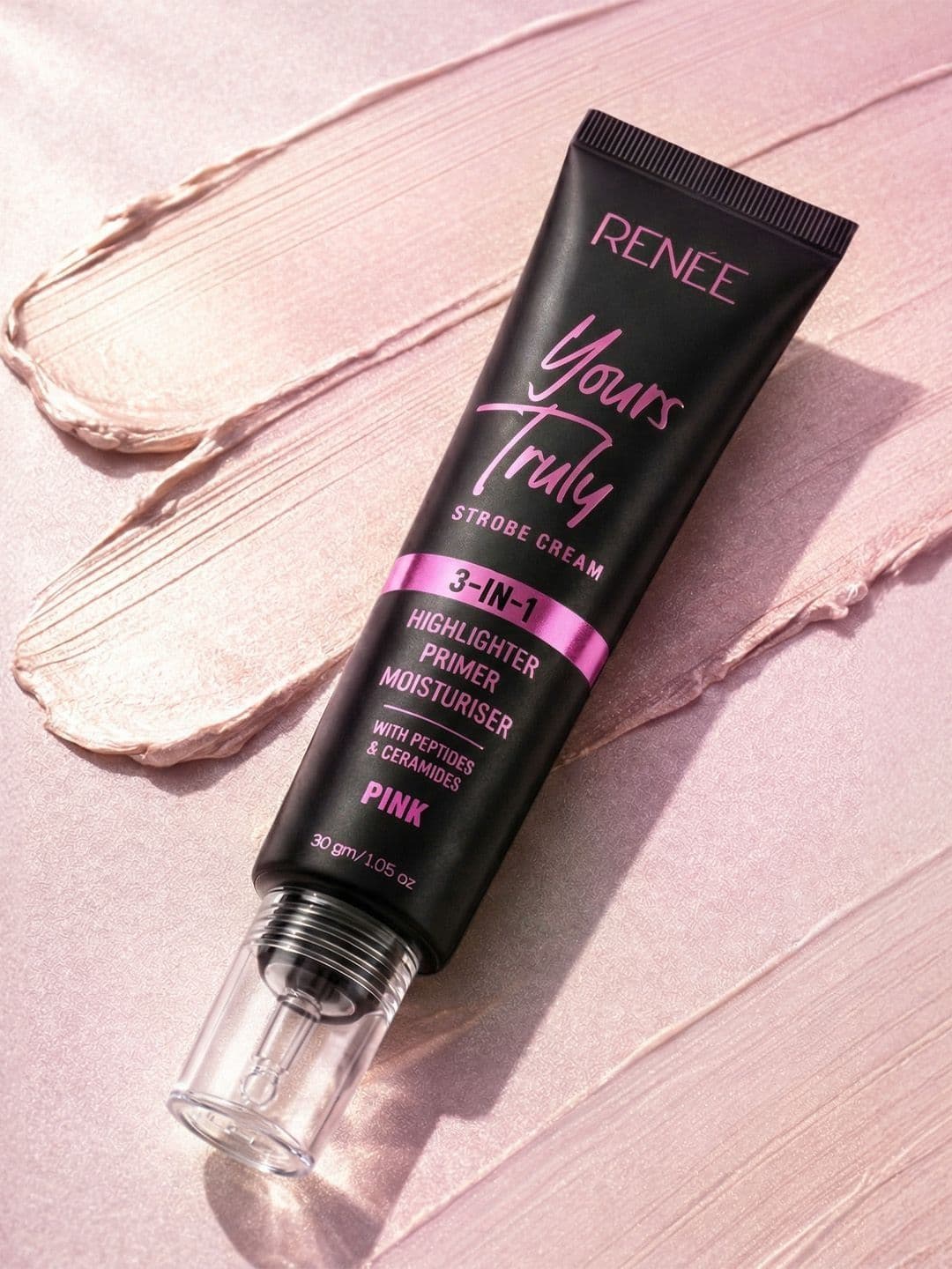 Renee Yours Truly Multipurpose Strobe Cream - 30 g-Pink - view 1