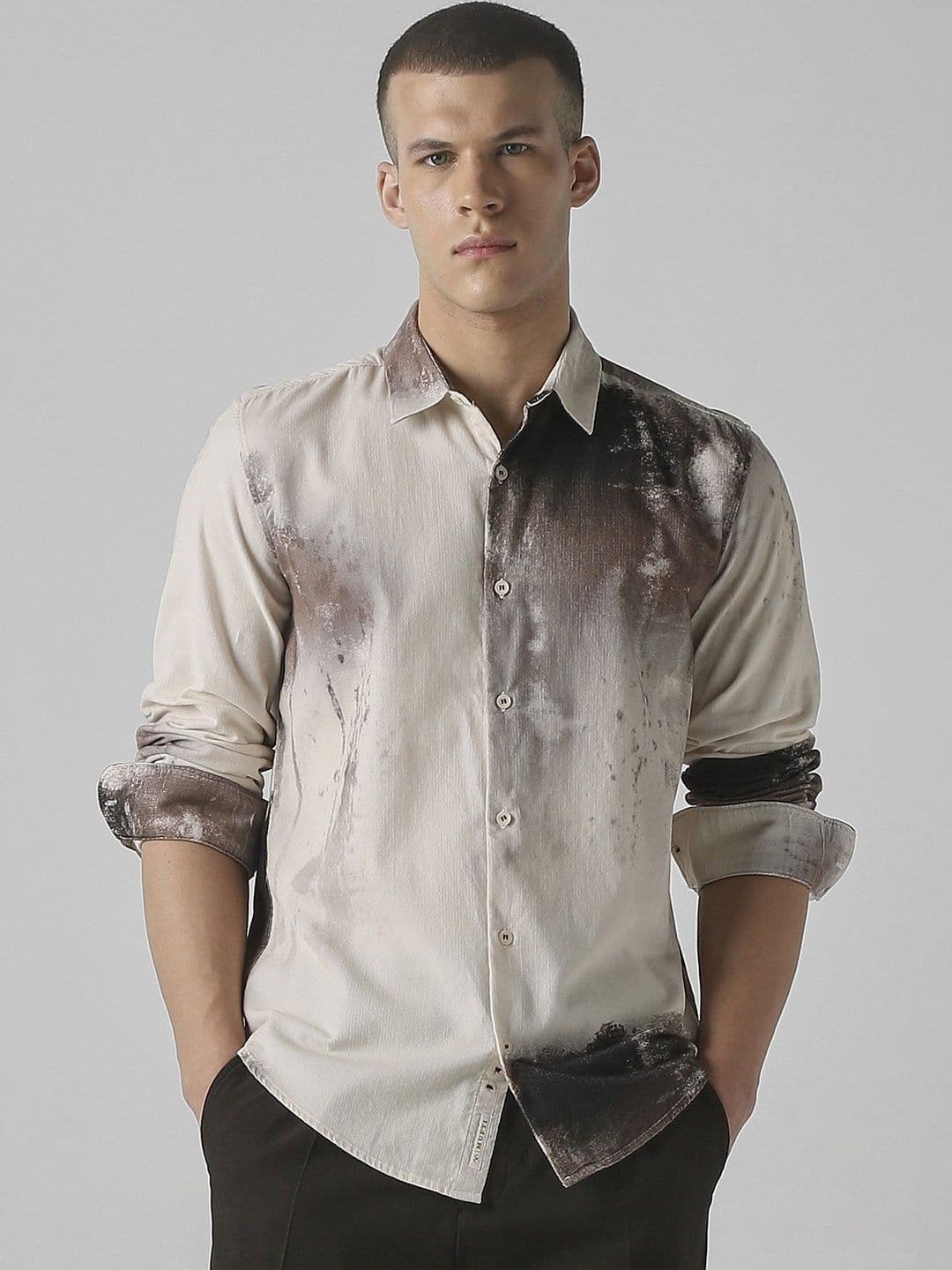 Mufti Men Slim Fit Printed Casual Shirt - view 1