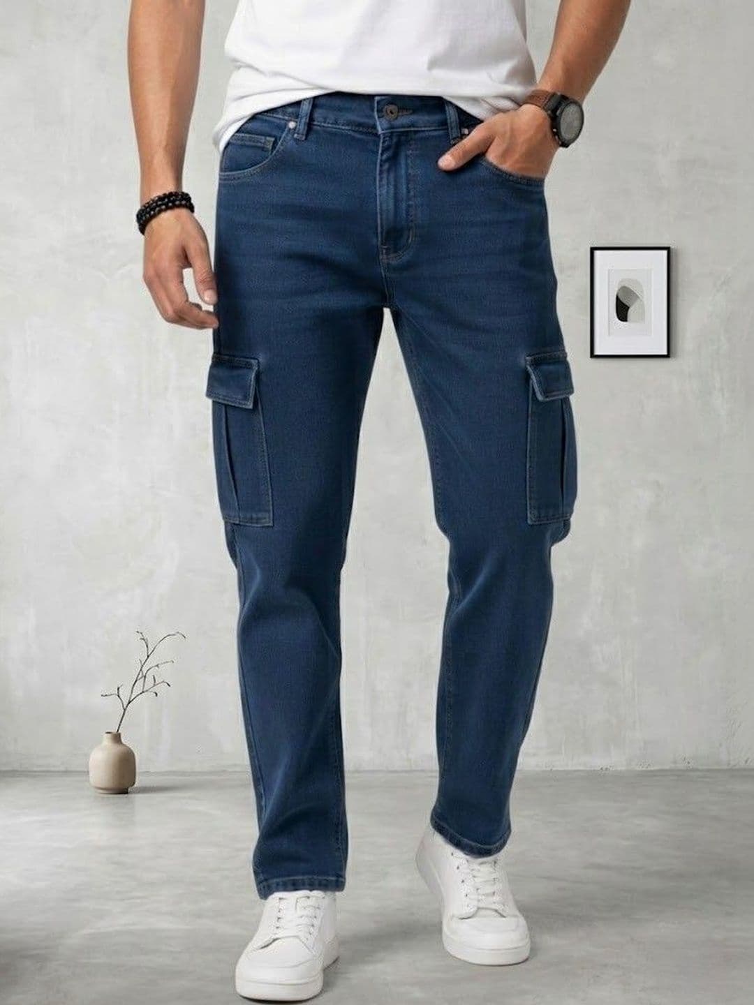 WOOMNY Men Mid-Rise Jeans - view 1