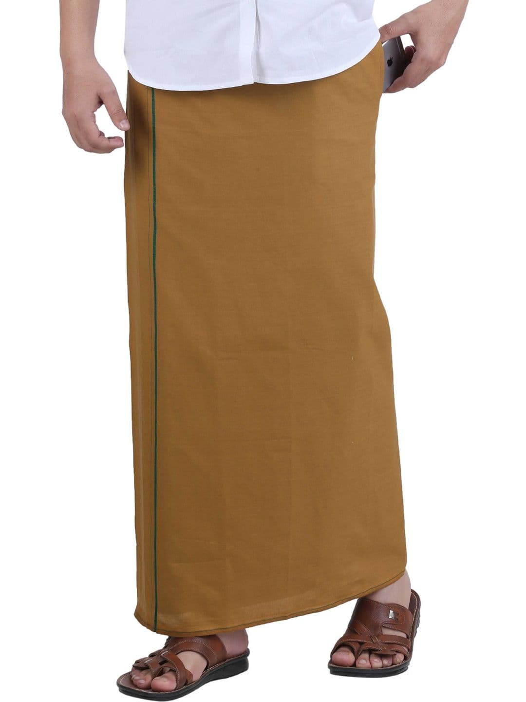 PRAKASAM COTTON Men Cotton Dhoti Dhotis - view 1