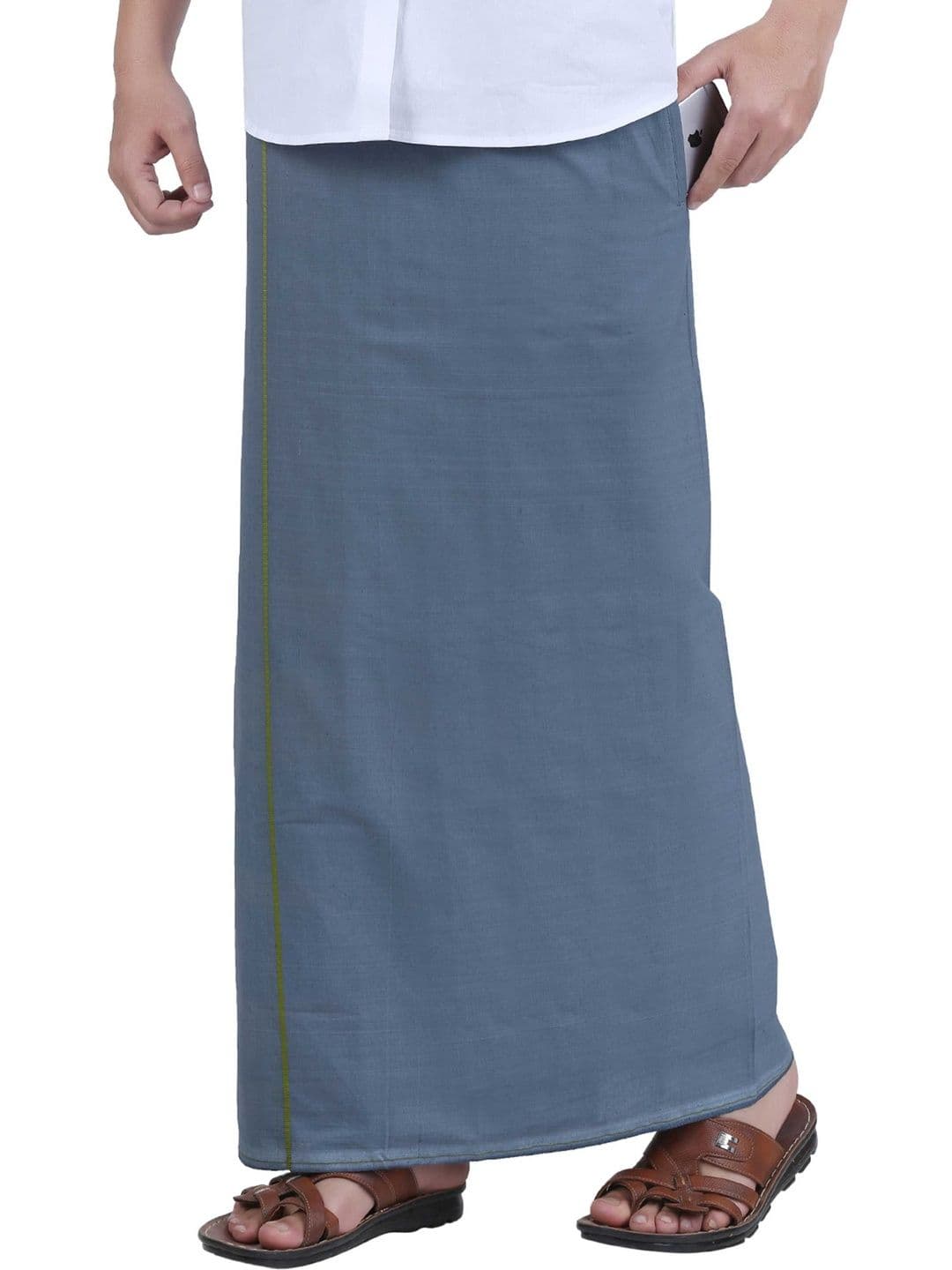 PRAKASAM COTTON Men Cotton Dhoti Dhotis - view 1