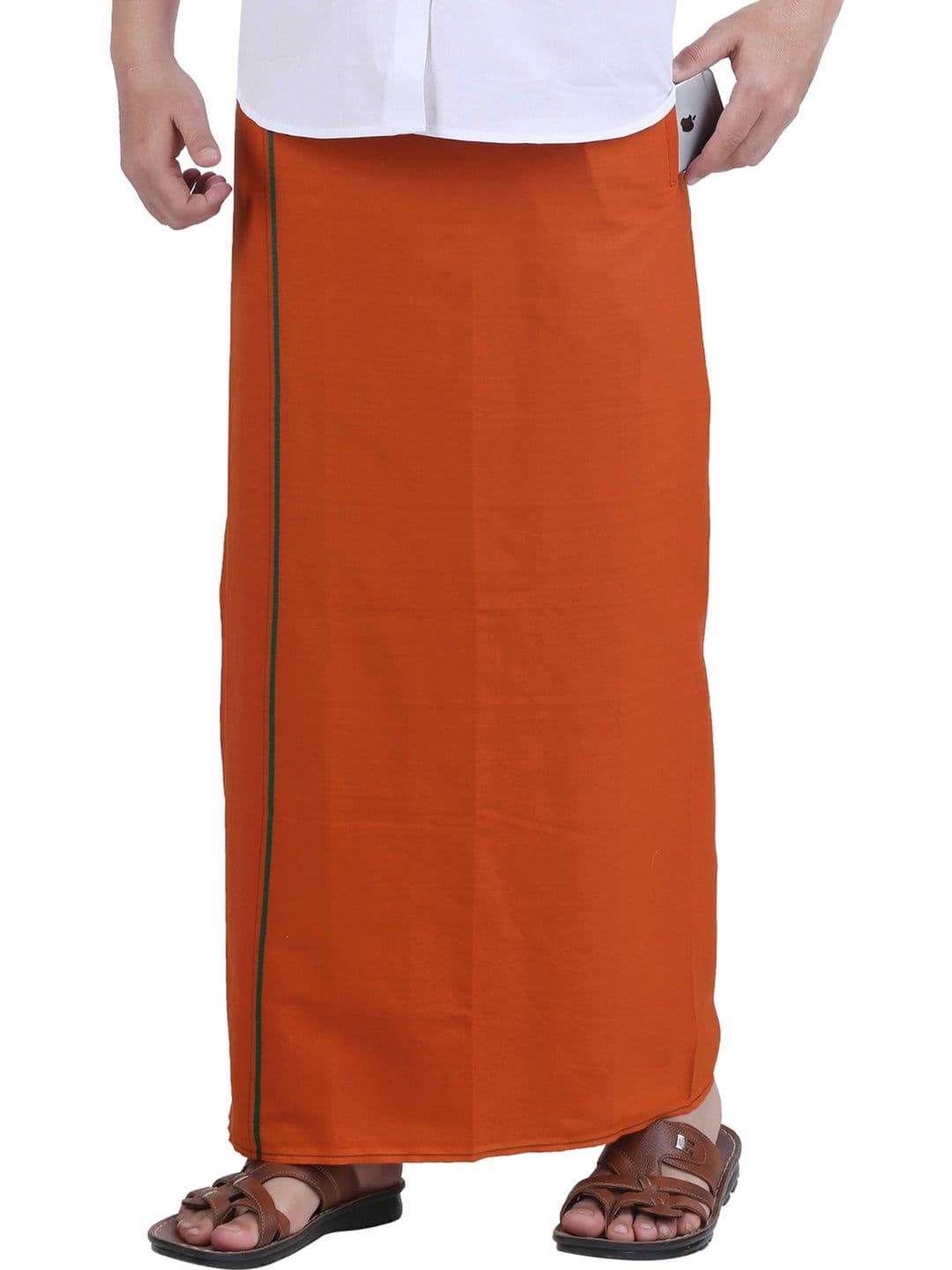 PRAKASAM COTTON Men Cotton Dhoti Dhotis - view 1