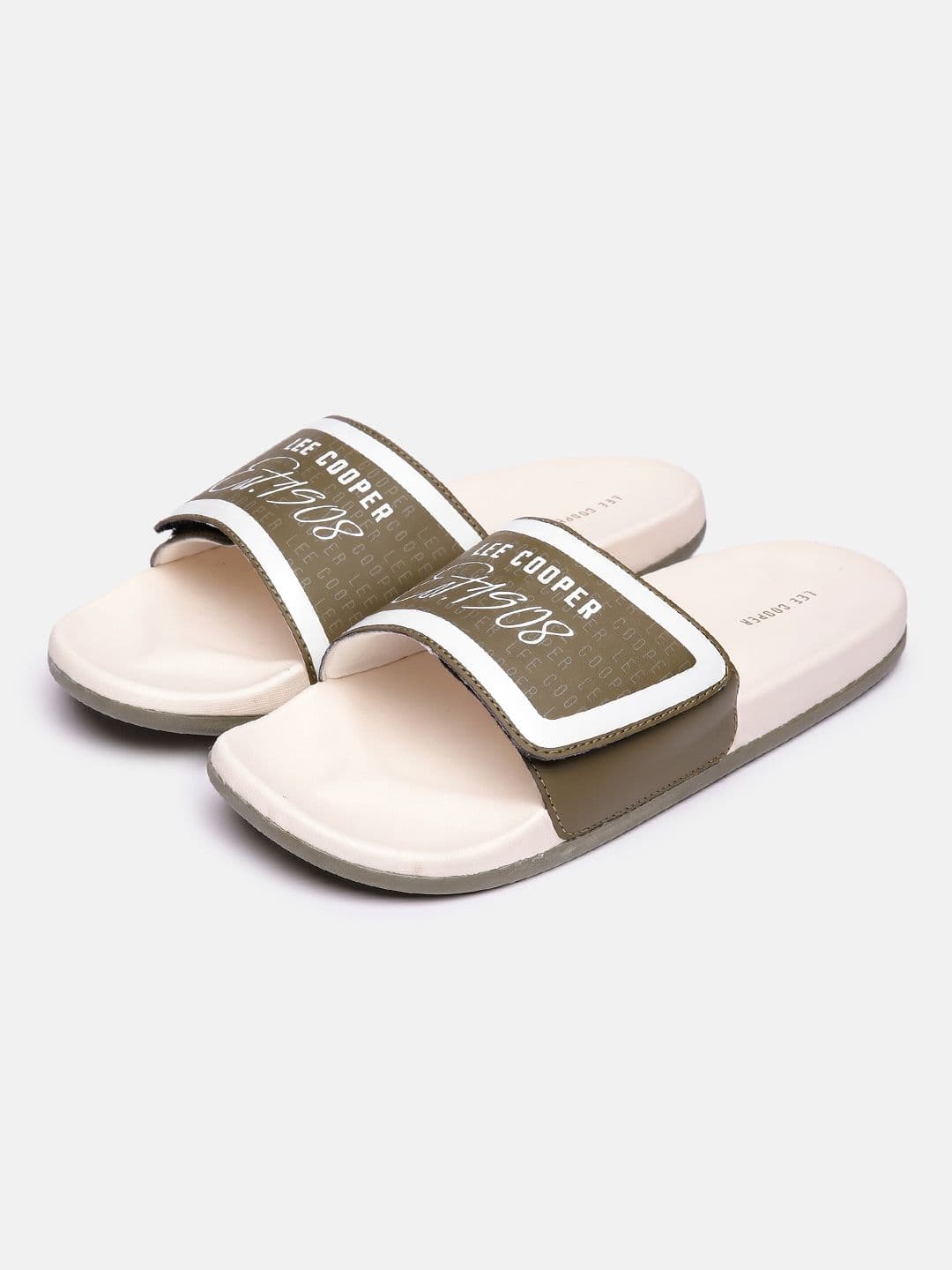 Lee Cooper Men Brand Logo Printed Sliders - view 1