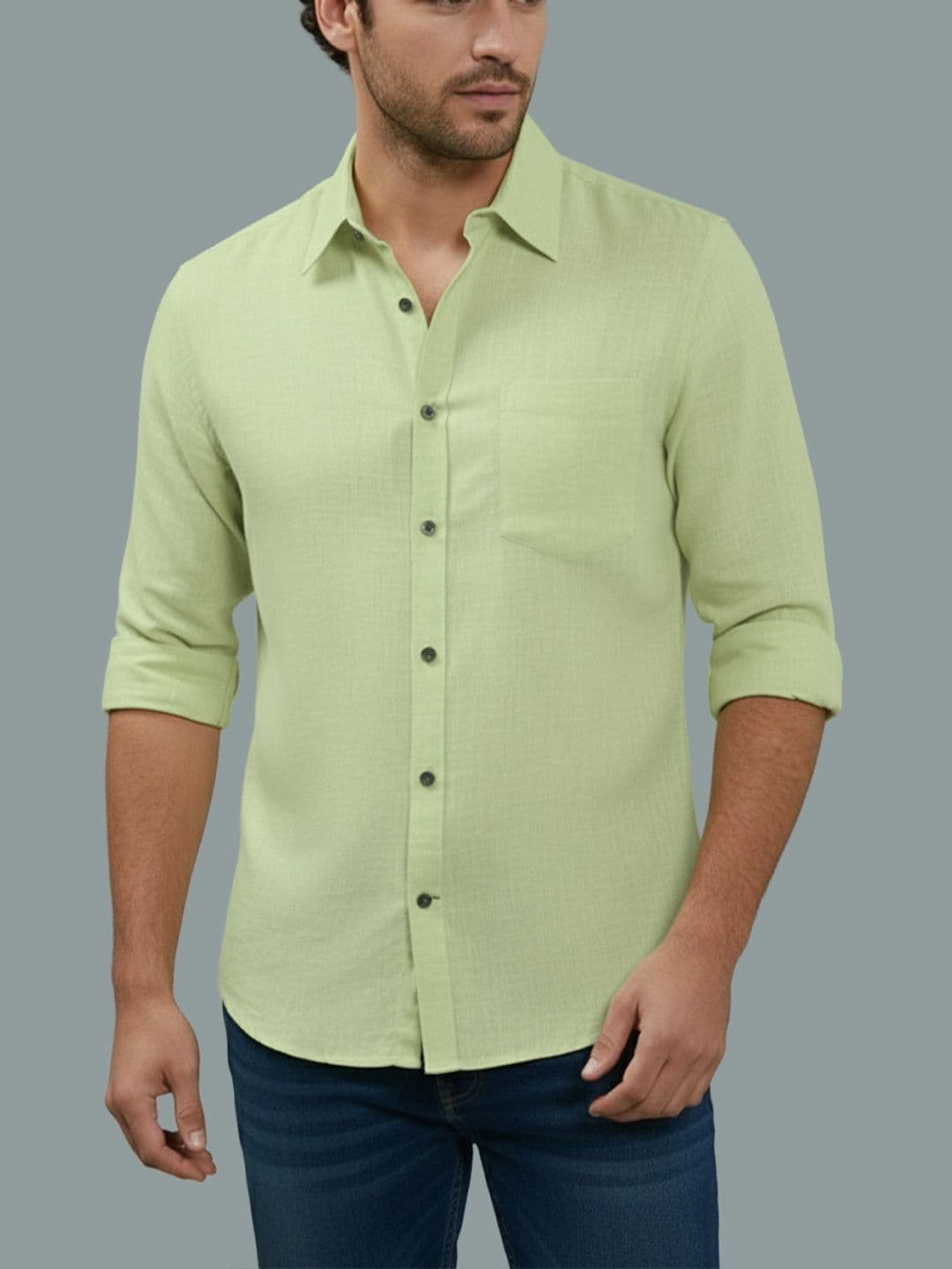 Vida Loca Men Smart Slim Fit Casual Shirt - view 1