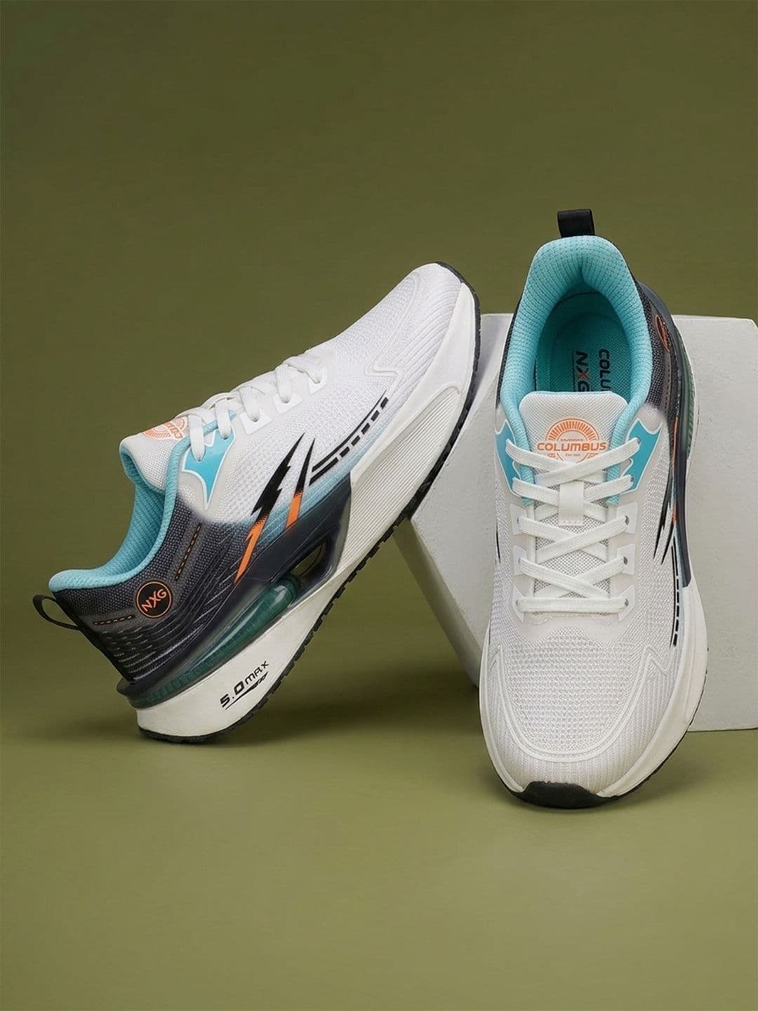 Columbus Men Mesh Running Non-Marking Shoes - view 1