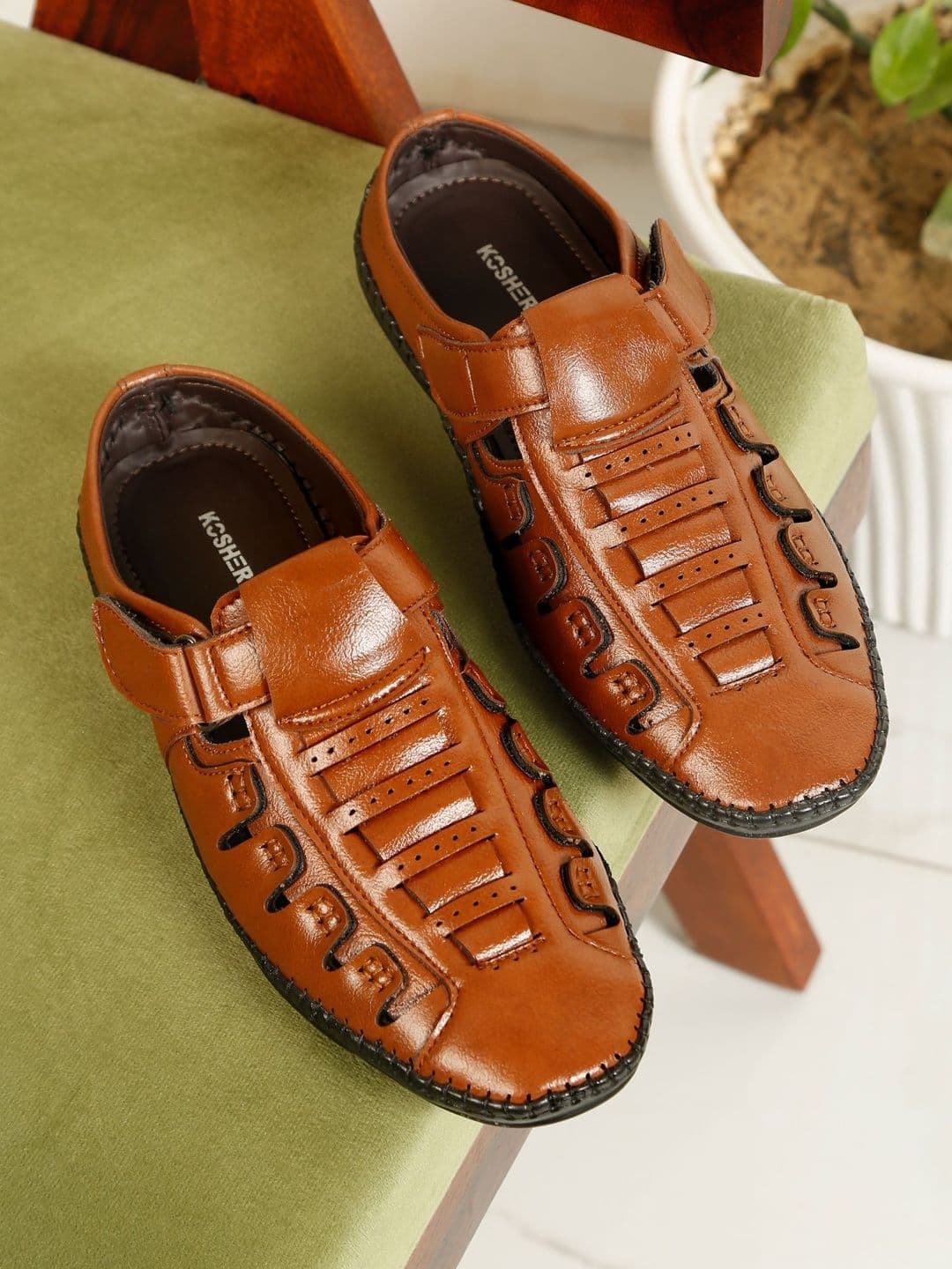 Kosher Men Fisherman Sandals - view 1